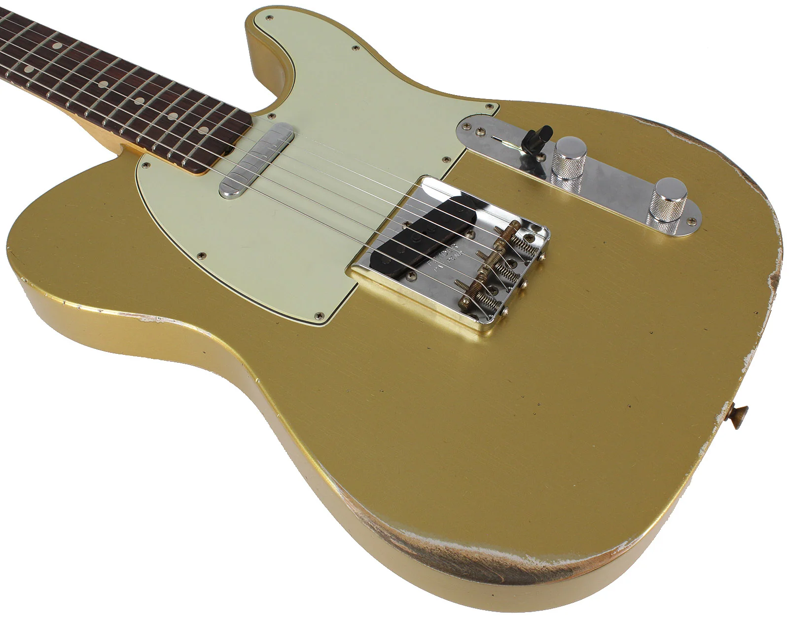 Fender Custom Shop 1961 Relic Telecaster, Aged Aztec Gold - Image 4