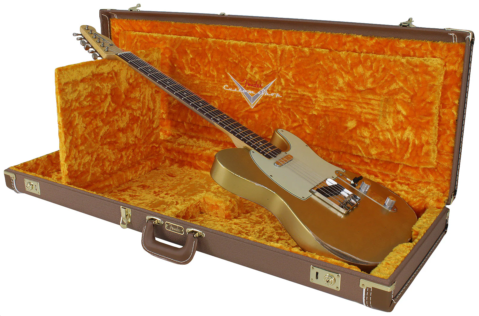 Fender Custom Shop 1961 Relic Telecaster, Aged Aztec Gold - Image 8