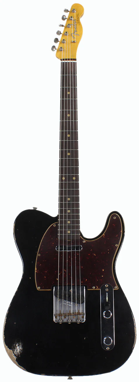 Fender Custom Shop 1961 Relic Telecaster - Aged Black - Image 2