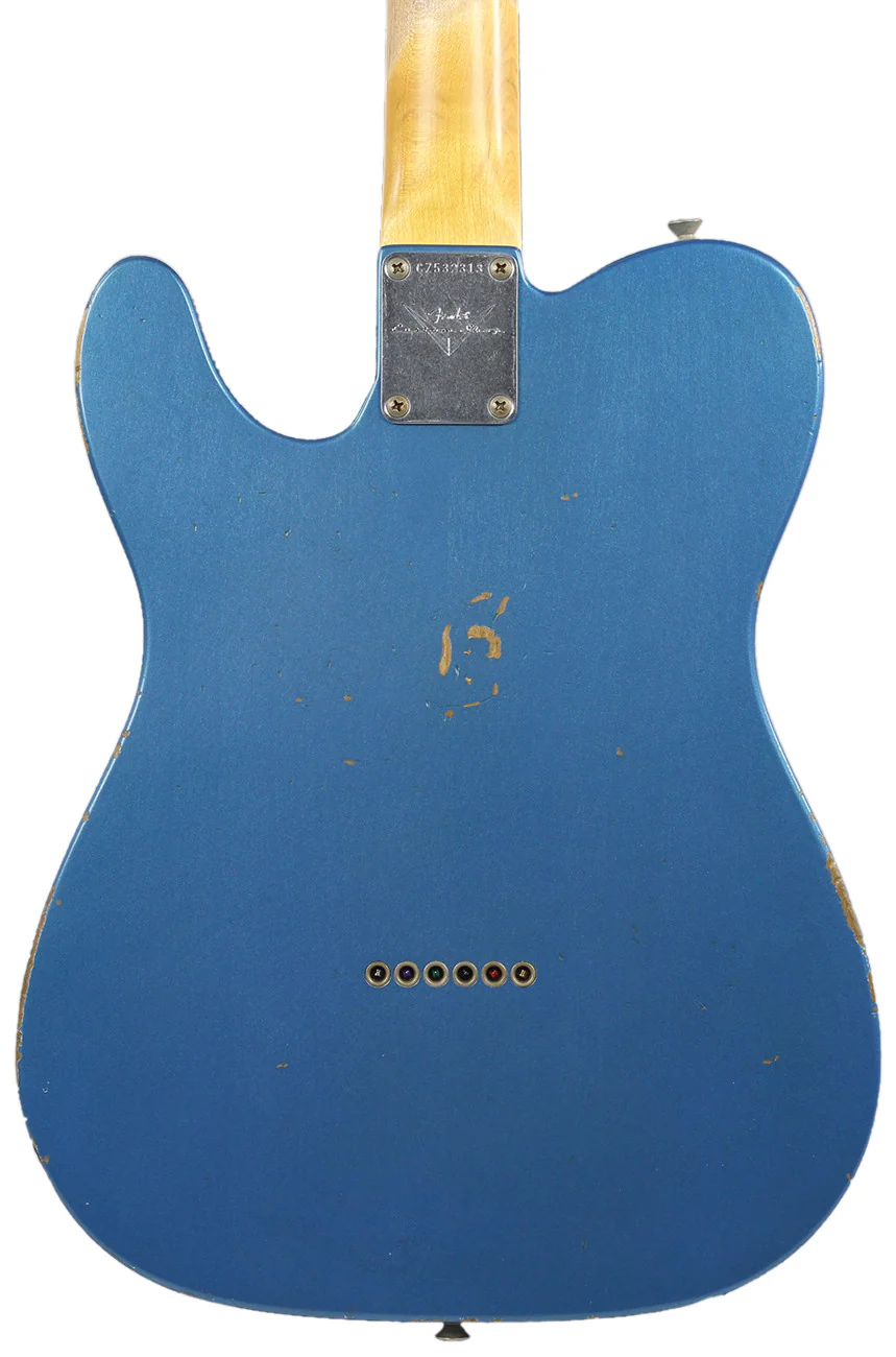 Fender Custom Shop 1961 Relic Telecaster - Aged Lake Placid Blue - Image 3