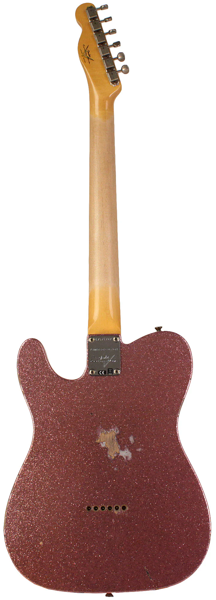 Fender Custom Shop Limited 1961 Telecaster, Relic, Aged Champagne Sparkle - Image 7