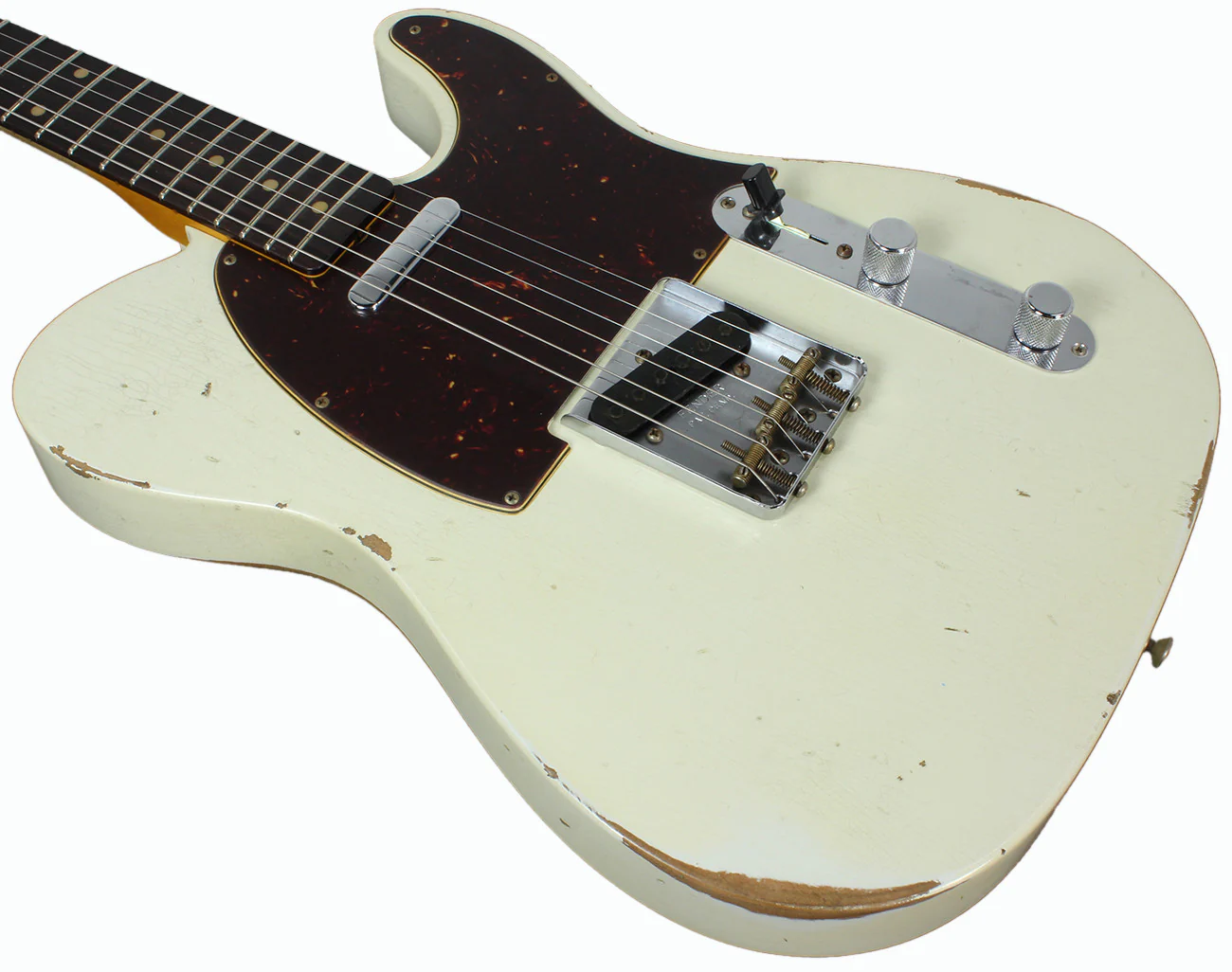 Fender Custom Shop 1961 Relic Telecaster - Aged Olympic White - Image 6