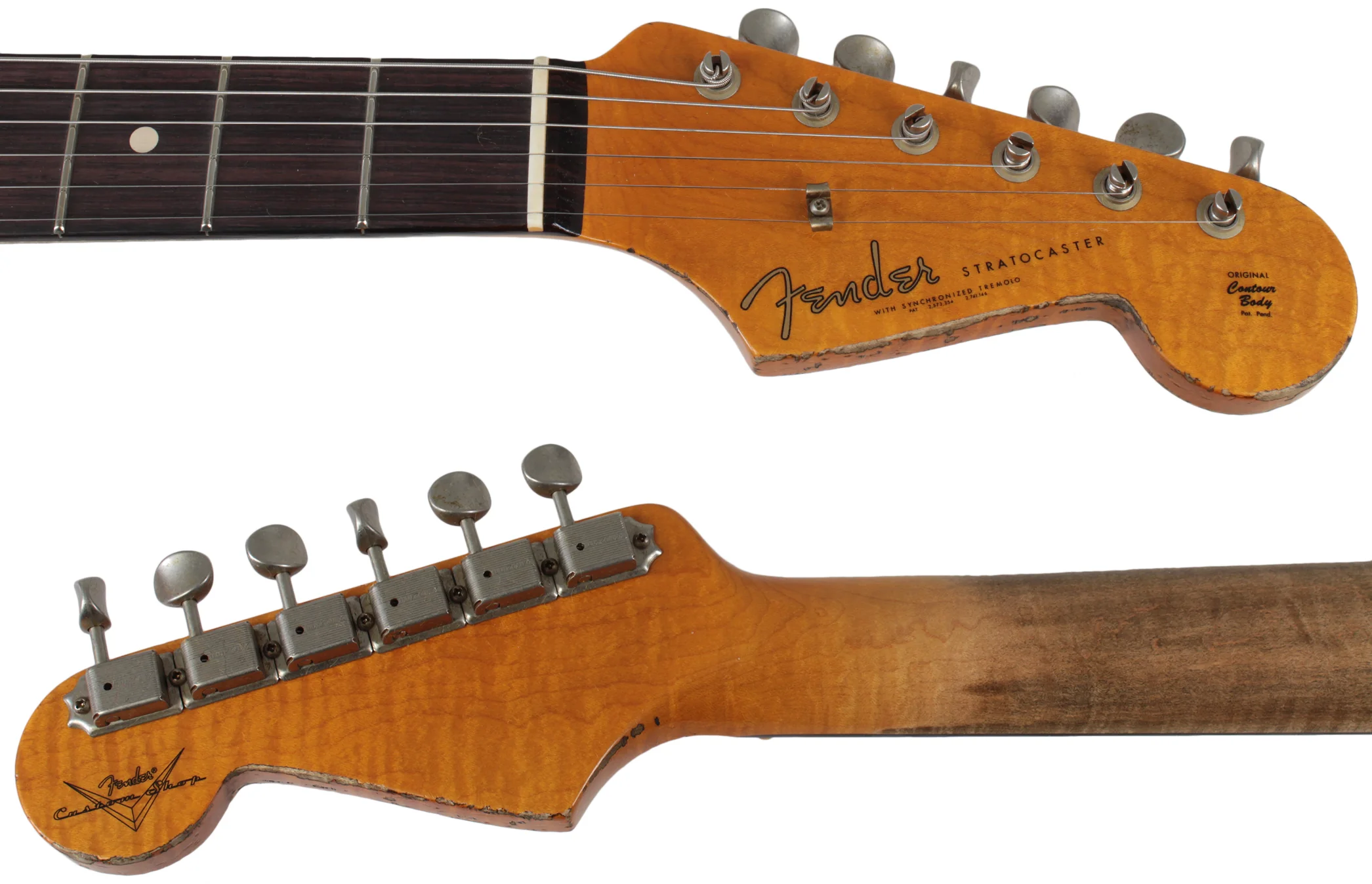 Fender Custom Shop 1961 Stratocaster - Black o/ 3TS - Special Run - Image 8