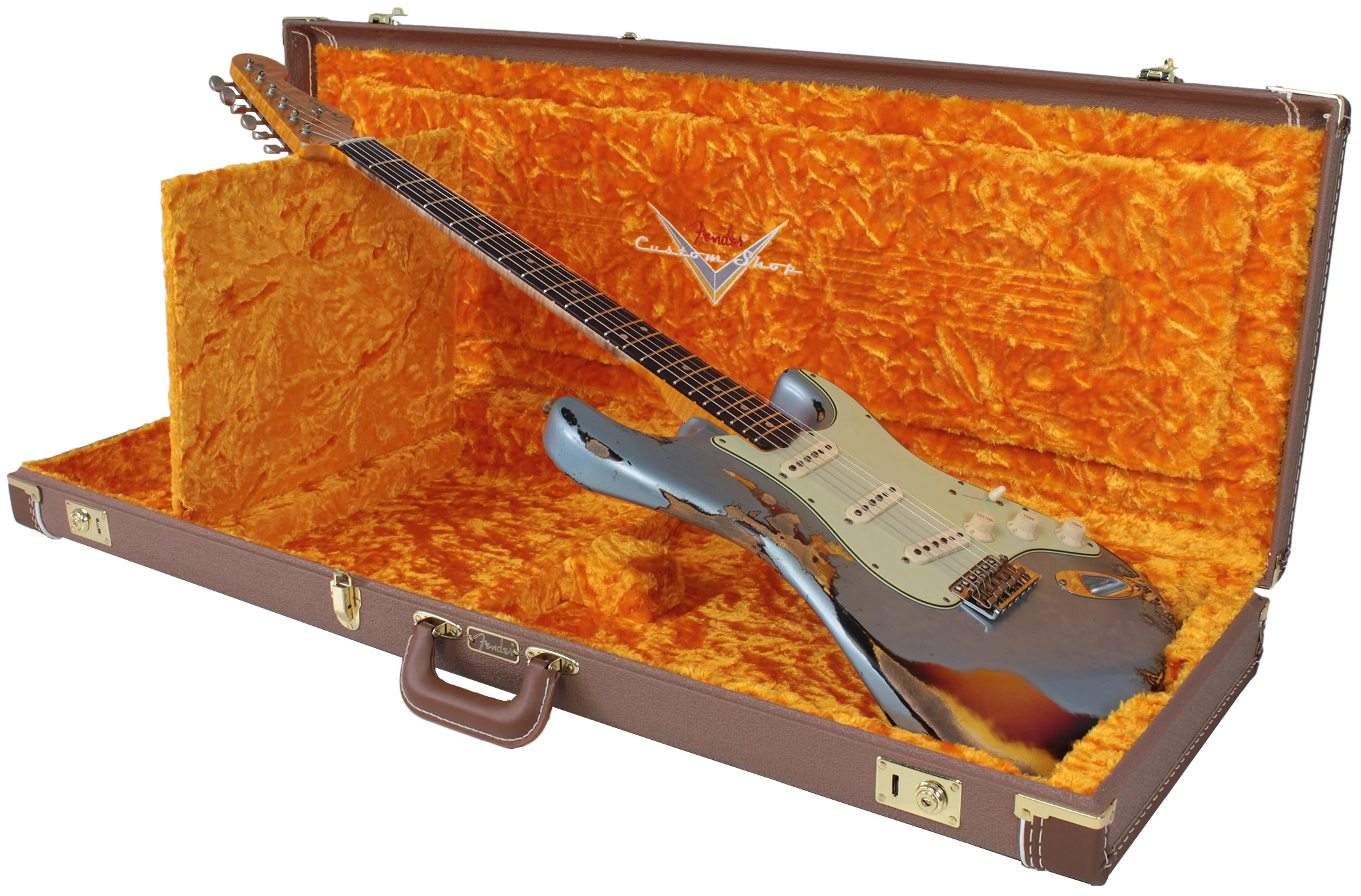 Fender Custom Shop 1961 Stratocaster - Faded Ice Blue Metallic o/ 3TS - Special Run - Image 10