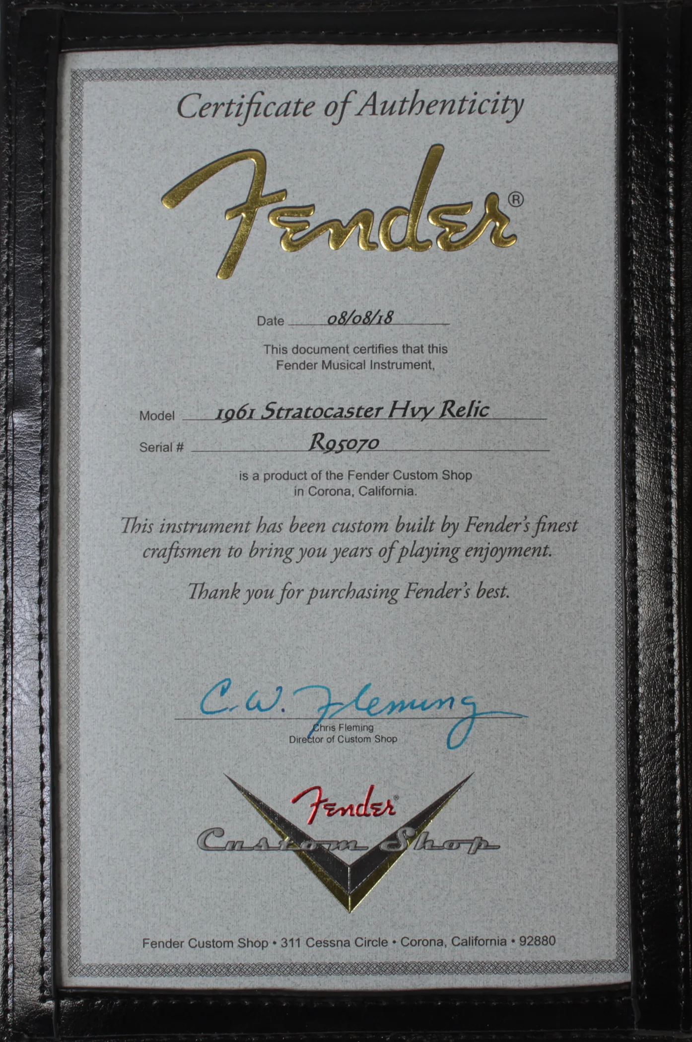 Fender Custom Shop 1961 Stratocaster - Faded Ice Blue Metallic o/ 3TS - Special Run - Image 11