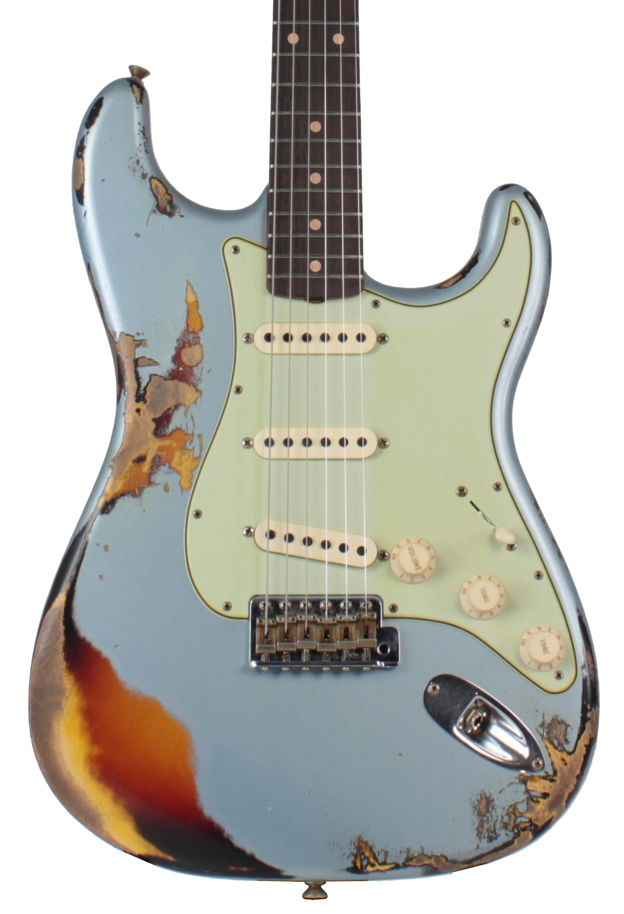 Fender Custom Shop 1961 Stratocaster - Faded Ice Blue Metallic o/ 3TS - Special Run - Image 3