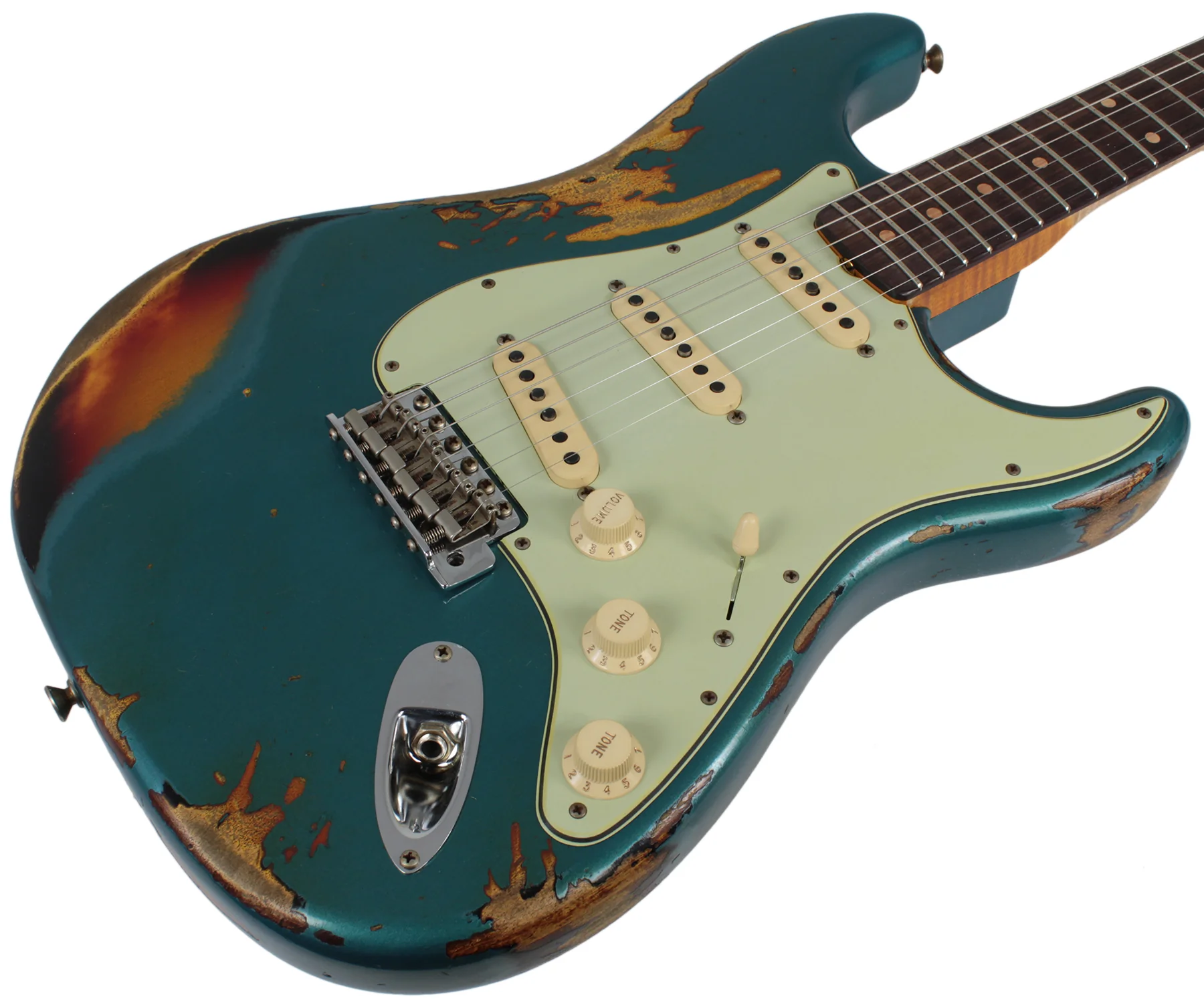 Fender Custom Shop 1961 Stratocaster - Ocean Turquoise Metallic o/ 3TS - Special Run - Image 2
