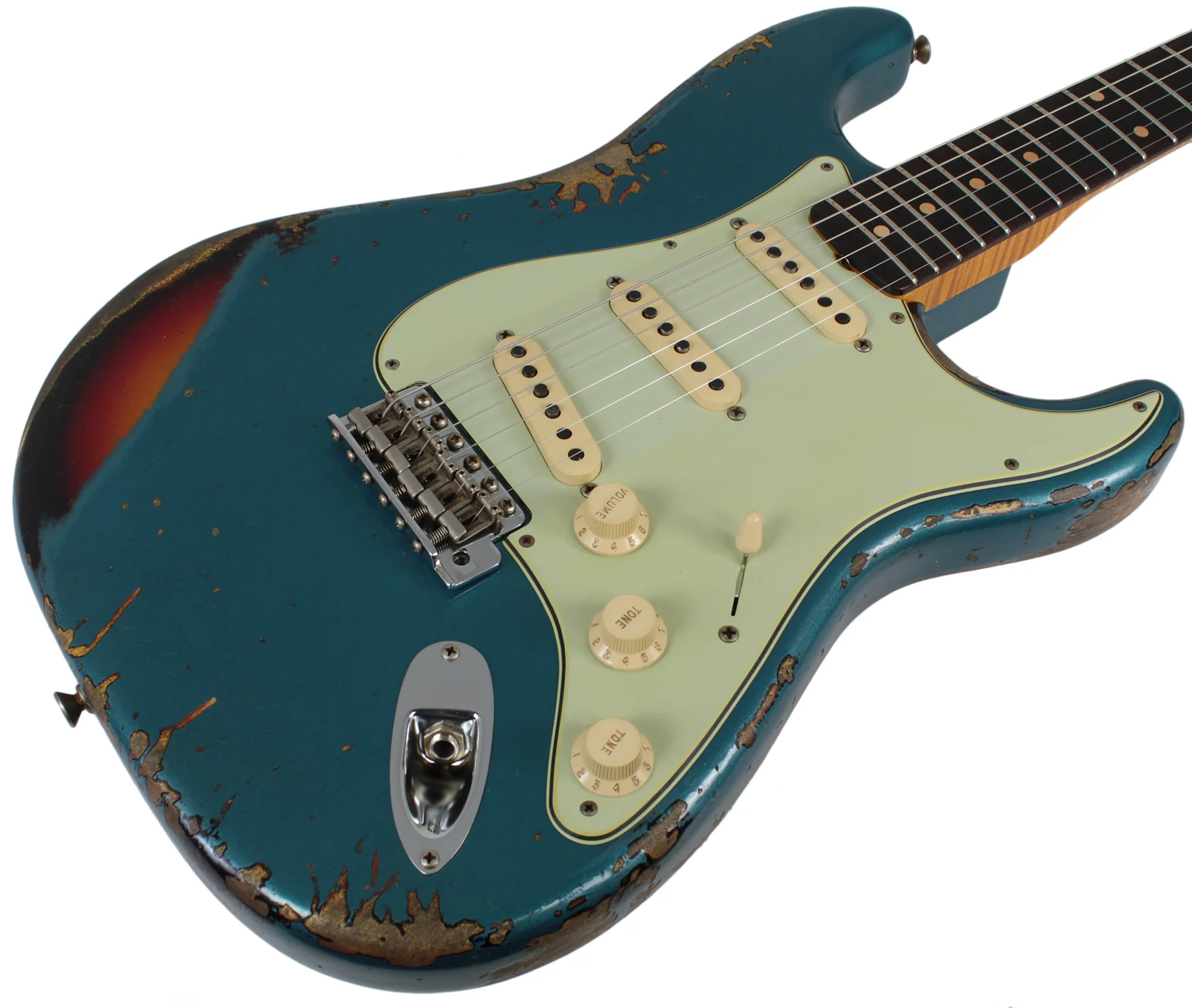 Fender Custom Shop 1961 Stratocaster - Ocean Turquoise Metallic o/ 3TS - Special Run - Image 2