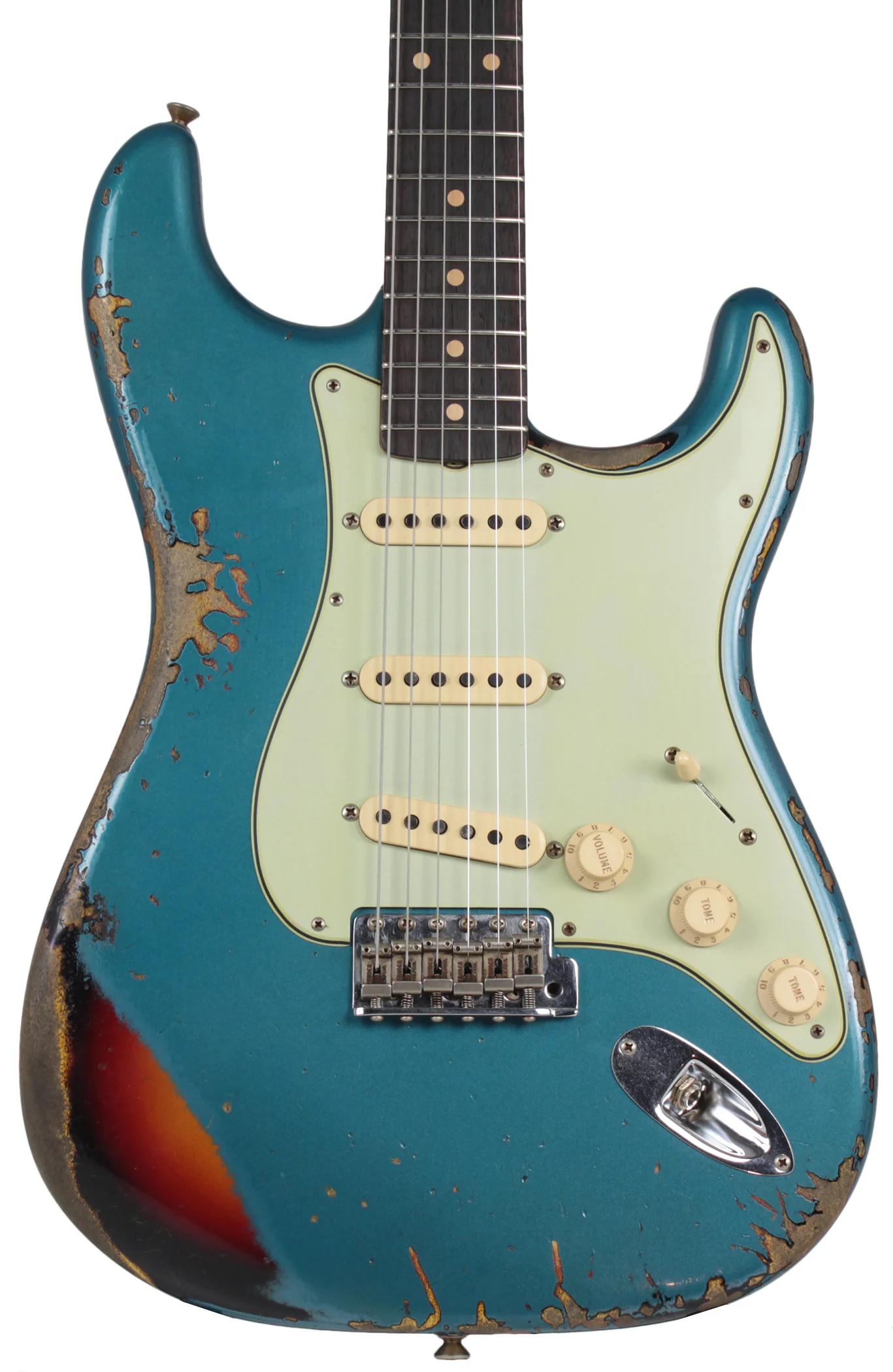 Fender Custom Shop 1961 Stratocaster - Ocean Turquoise Metallic o/ 3TS - Special Run - Image 3