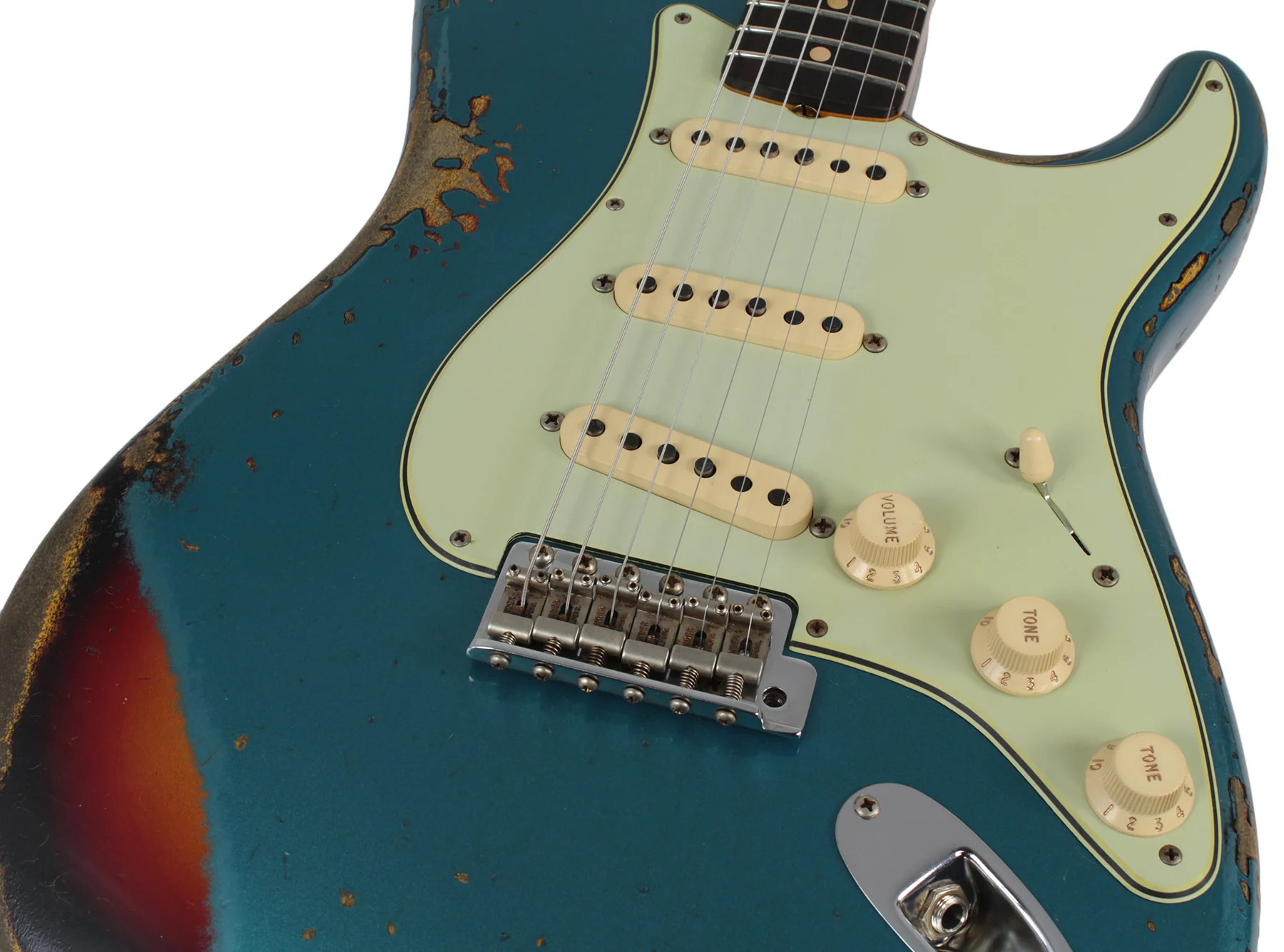 Fender Custom Shop 1961 Stratocaster - Ocean Turquoise Metallic o/ 3TS - Special Run - Image 6