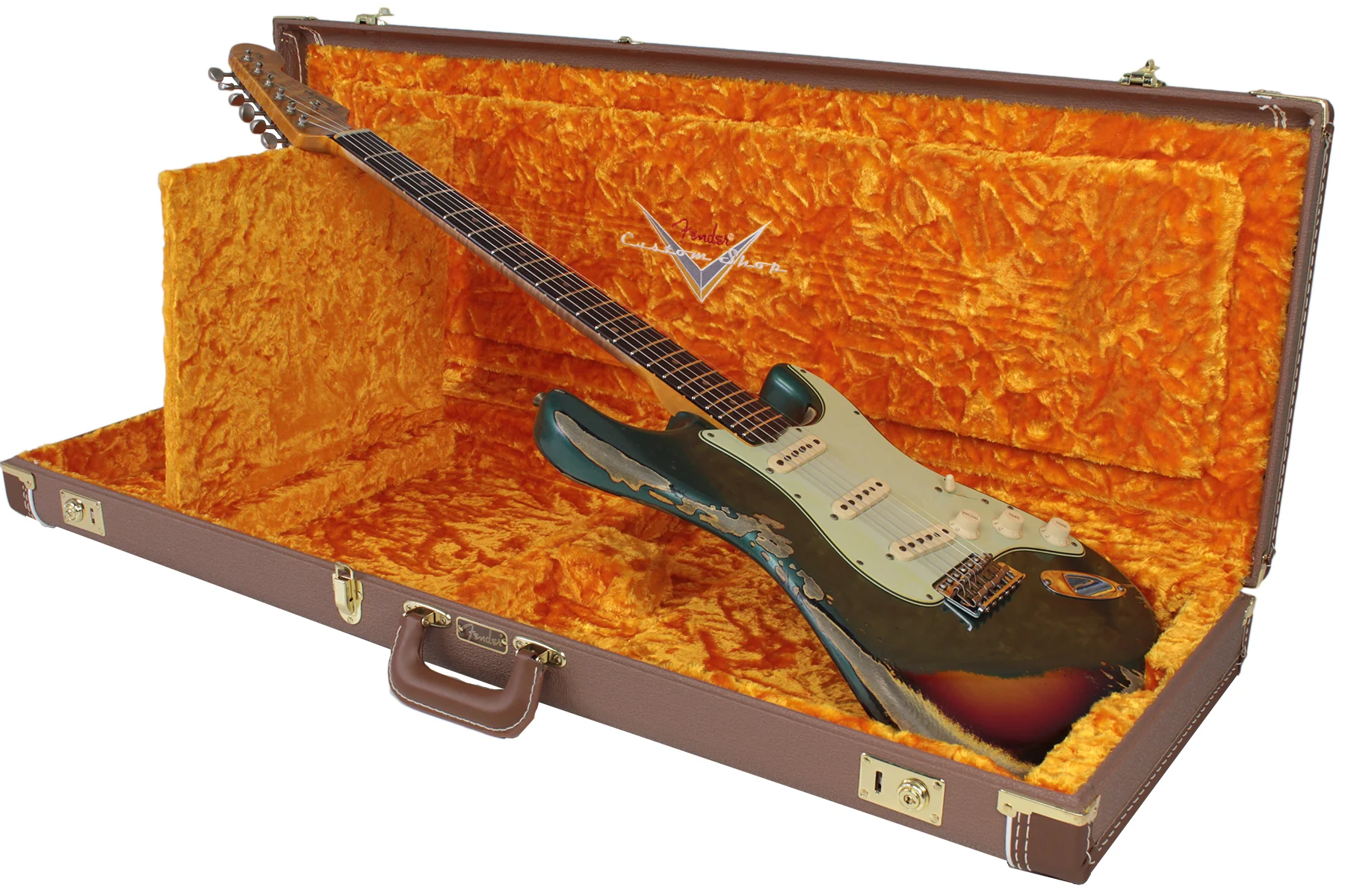 Fender Custom Shop 1961 Stratocaster - Sherwood Green Metallic o/ 3TS - Special Run - Image 10