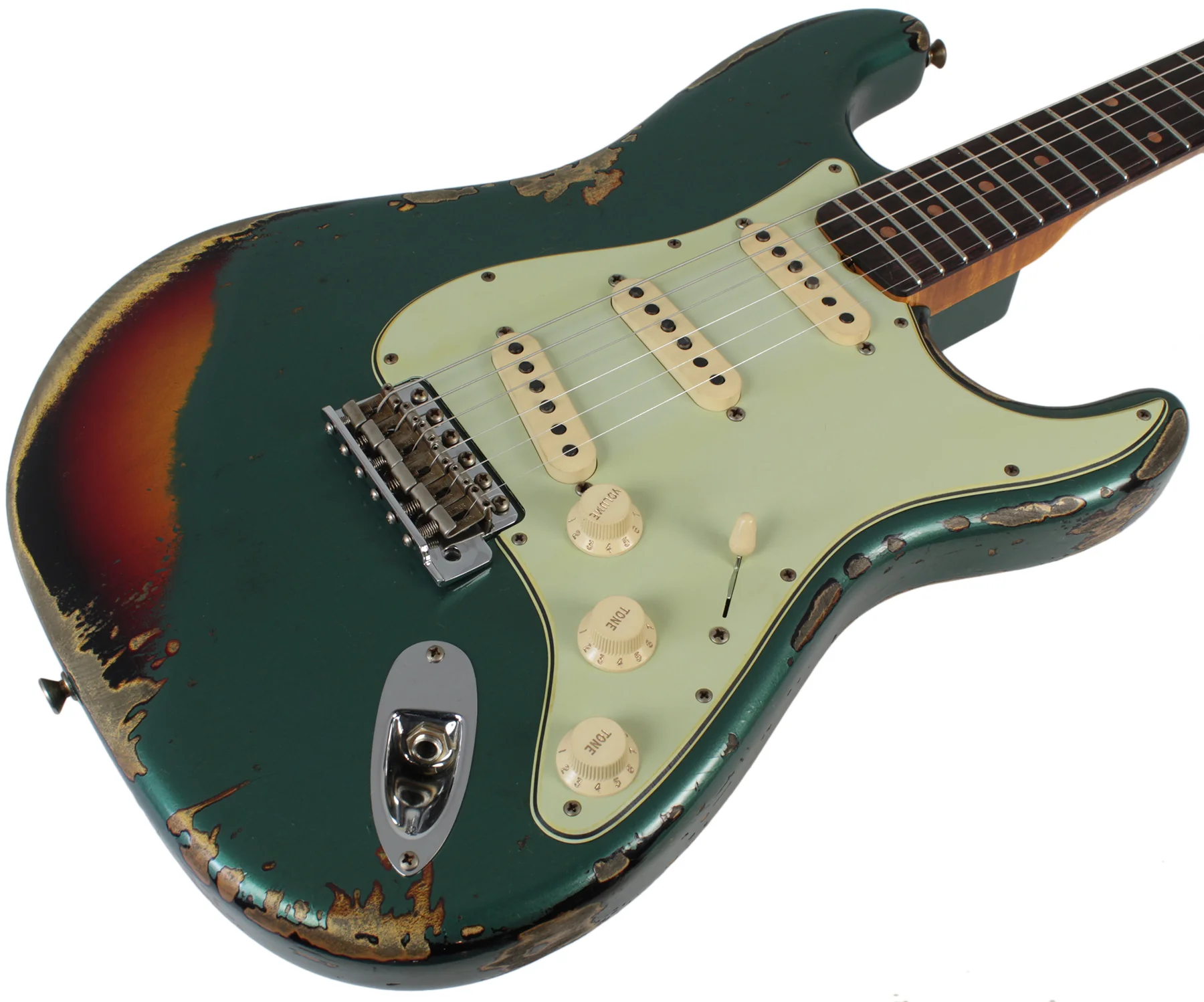 Fender Custom Shop 1961 Stratocaster - Sherwood Green Metallic o/ 3TS - Special Run - Image 2