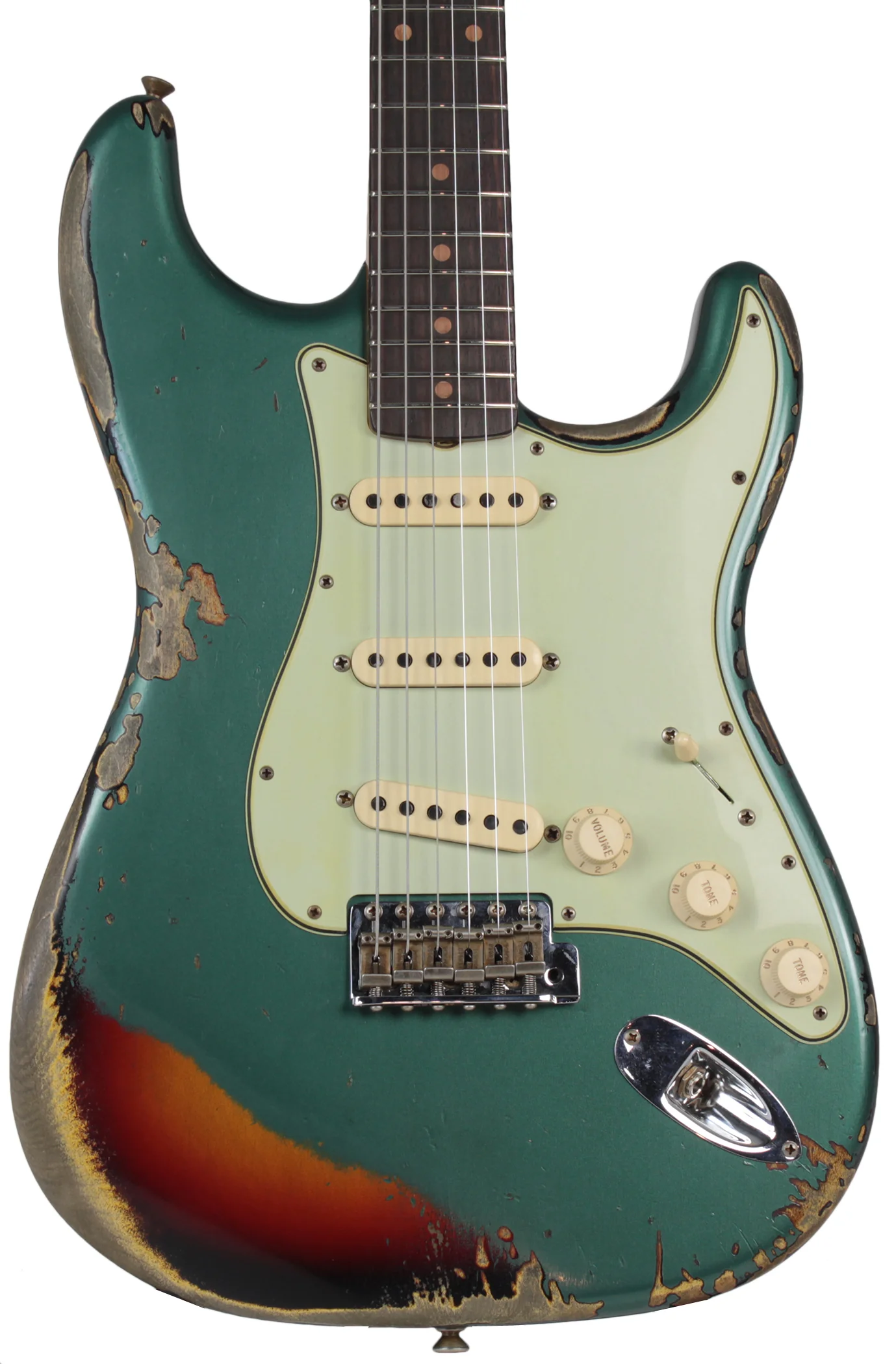 Fender Custom Shop 1961 Stratocaster - Sherwood Green Metallic o/ 3TS - Special Run - Image 3