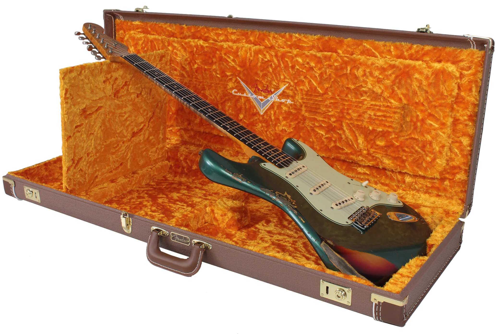 Fender Custom Shop 1961 Stratocaster - Sherwood Green Metallic o/ 3TS - Special Run - Image 10