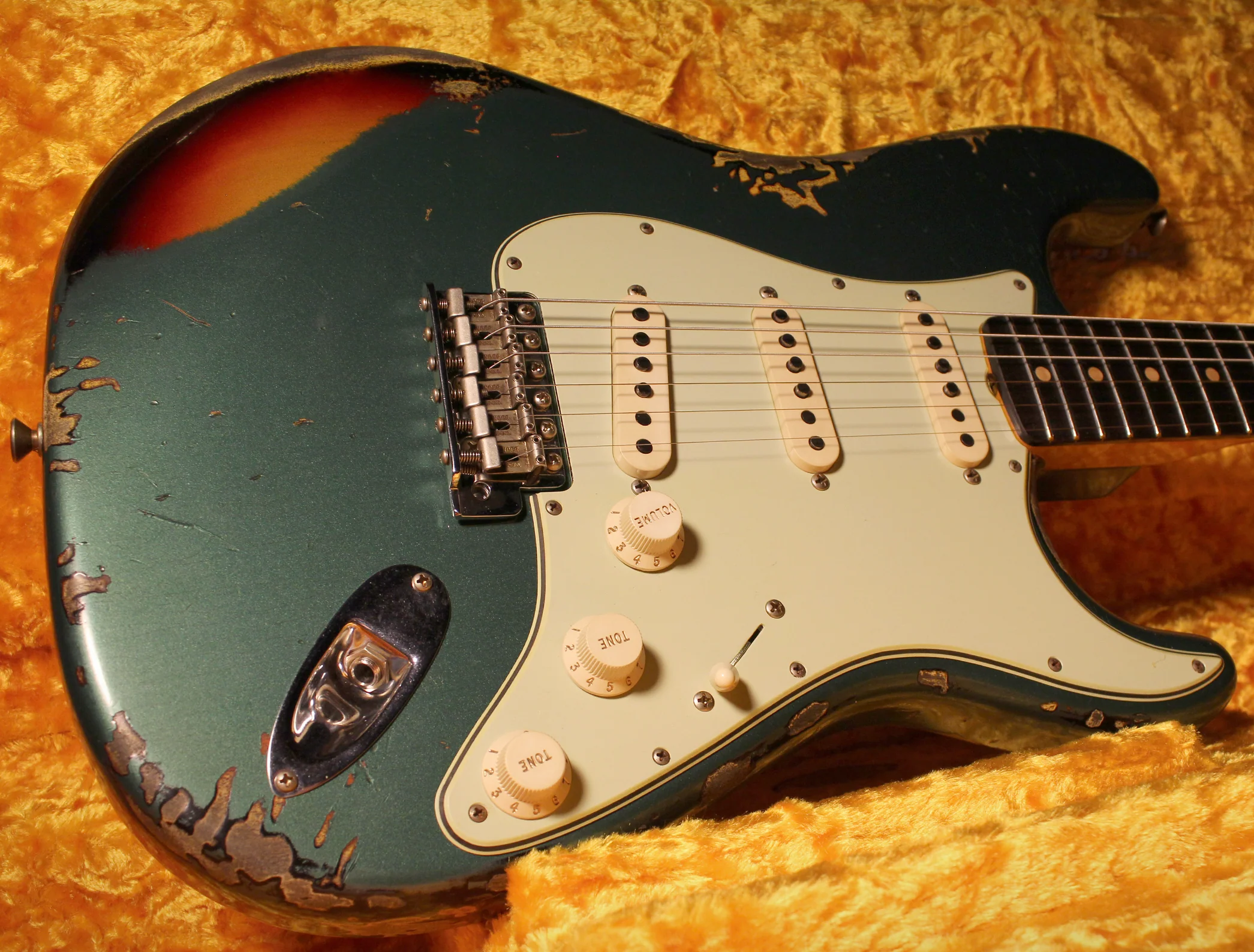 Fender Custom Shop 1961 Stratocaster - Sherwood Green Metallic o/ 3TS - Special Run - Image 13