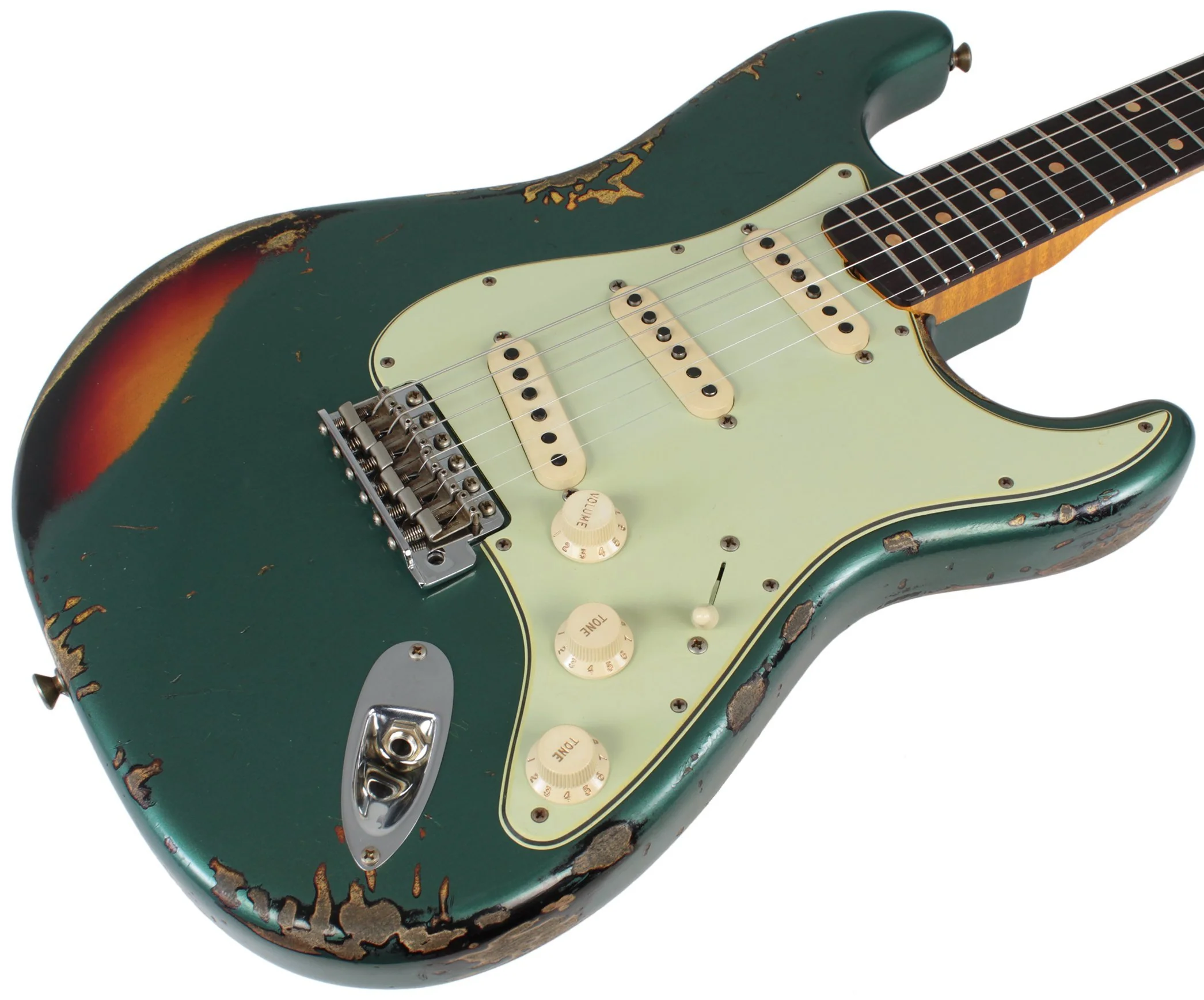 Fender Custom Shop 1961 Stratocaster - Sherwood Green Metallic o/ 3TS - Special Run - Image 2