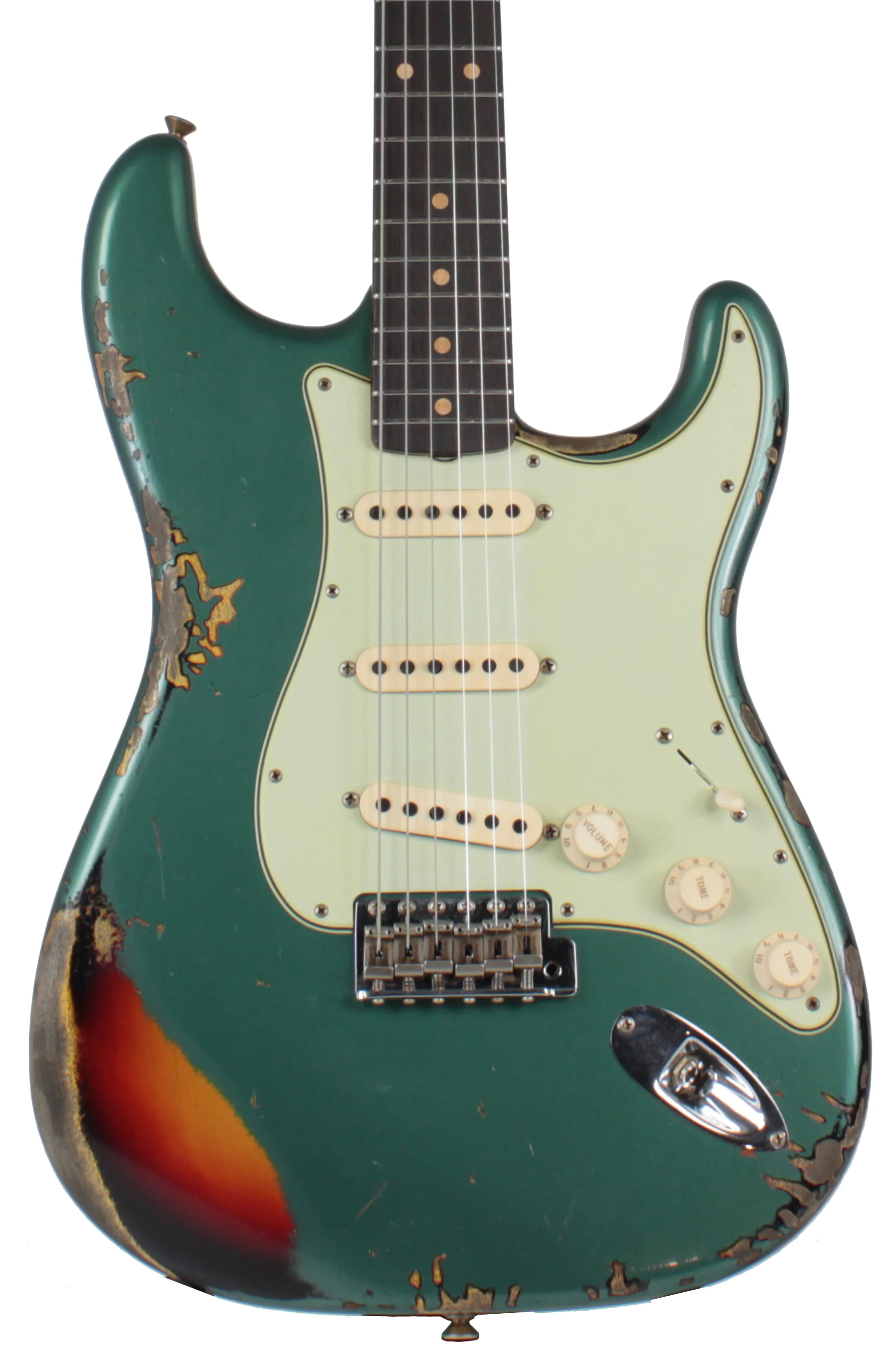 Fender Custom Shop 1961 Stratocaster - Sherwood Green Metallic o/ 3TS - Special Run - Image 3