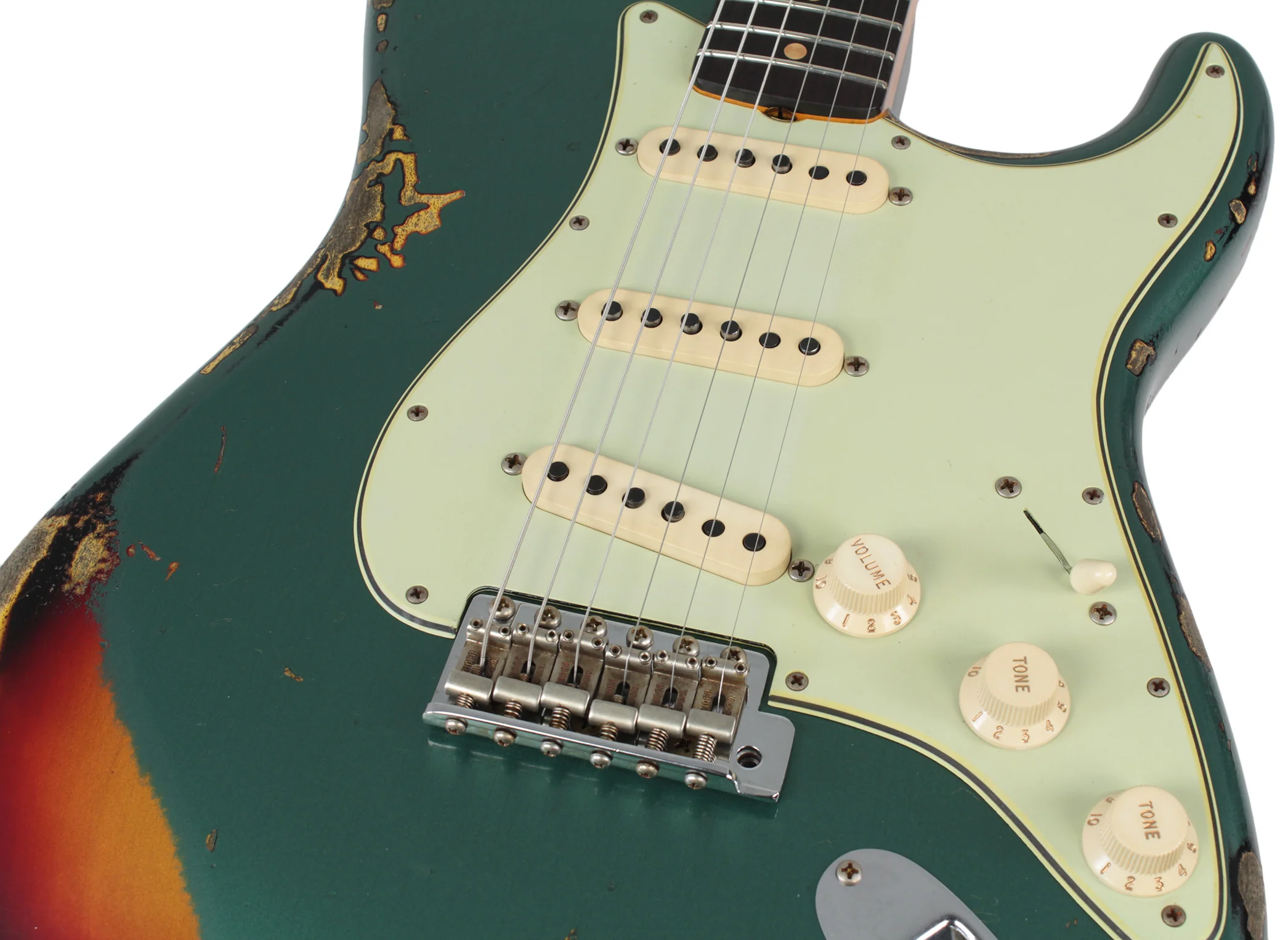 Fender Custom Shop 1961 Stratocaster - Sherwood Green Metallic o/ 3TS - Special Run - Image 6