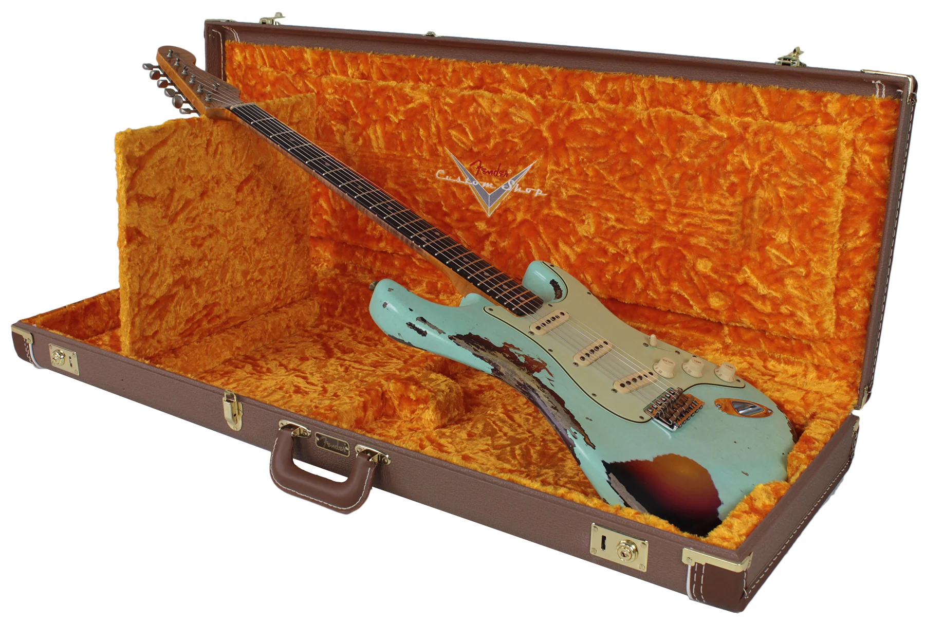 Fender Custom Shop 1961 Stratocaster - Surf Green o/ 3TS - Special Run - Image 10