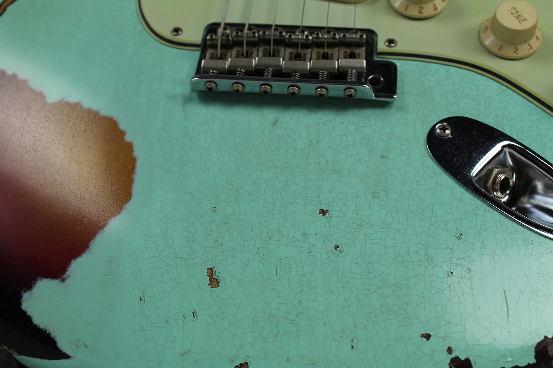 Fender Custom Shop 1961 Stratocaster - Surf Green o/ 3TS - Special Run - Image 14