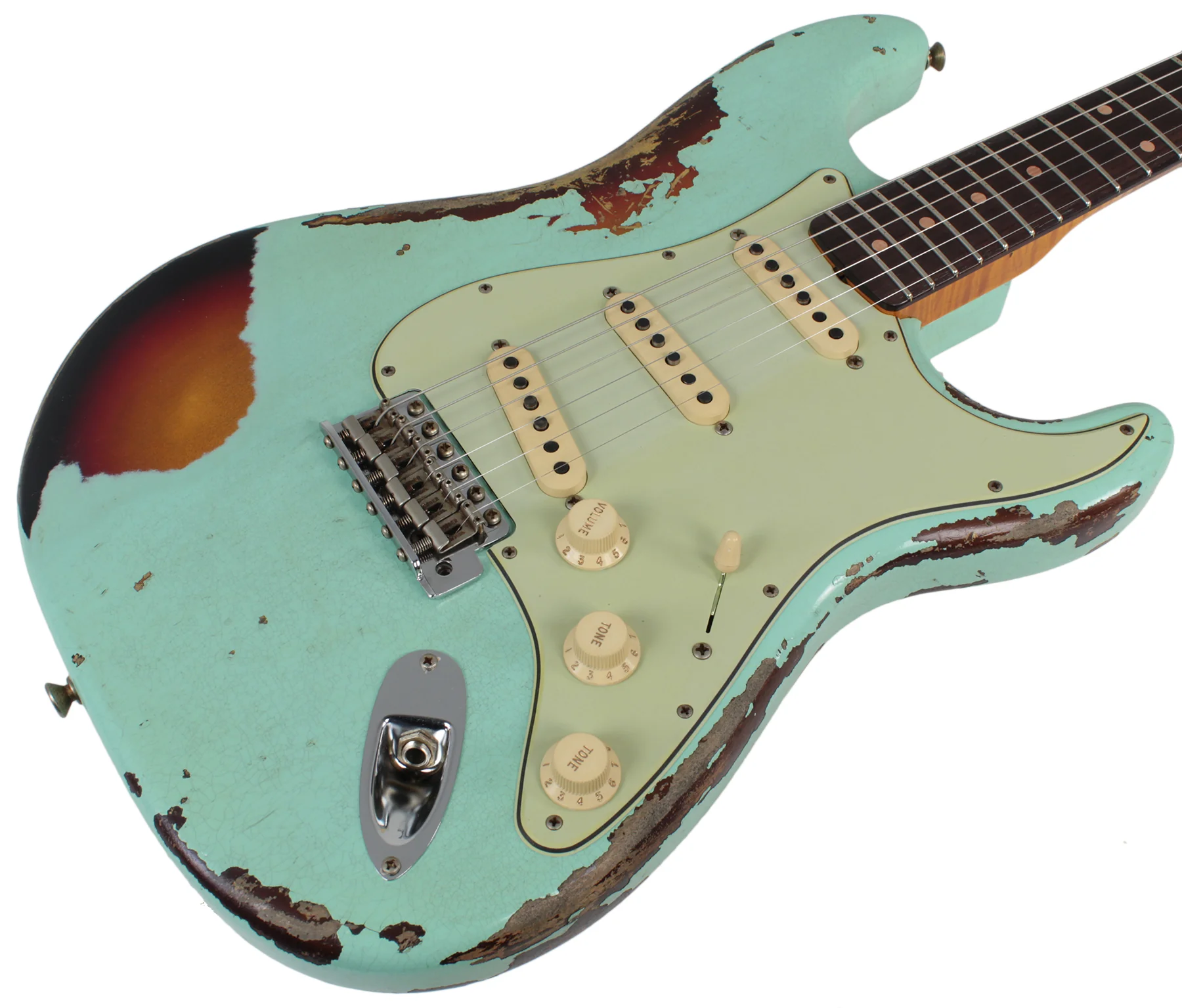 Fender Custom Shop 1961 Stratocaster - Surf Green o/ 3TS - Special Run - Image 2