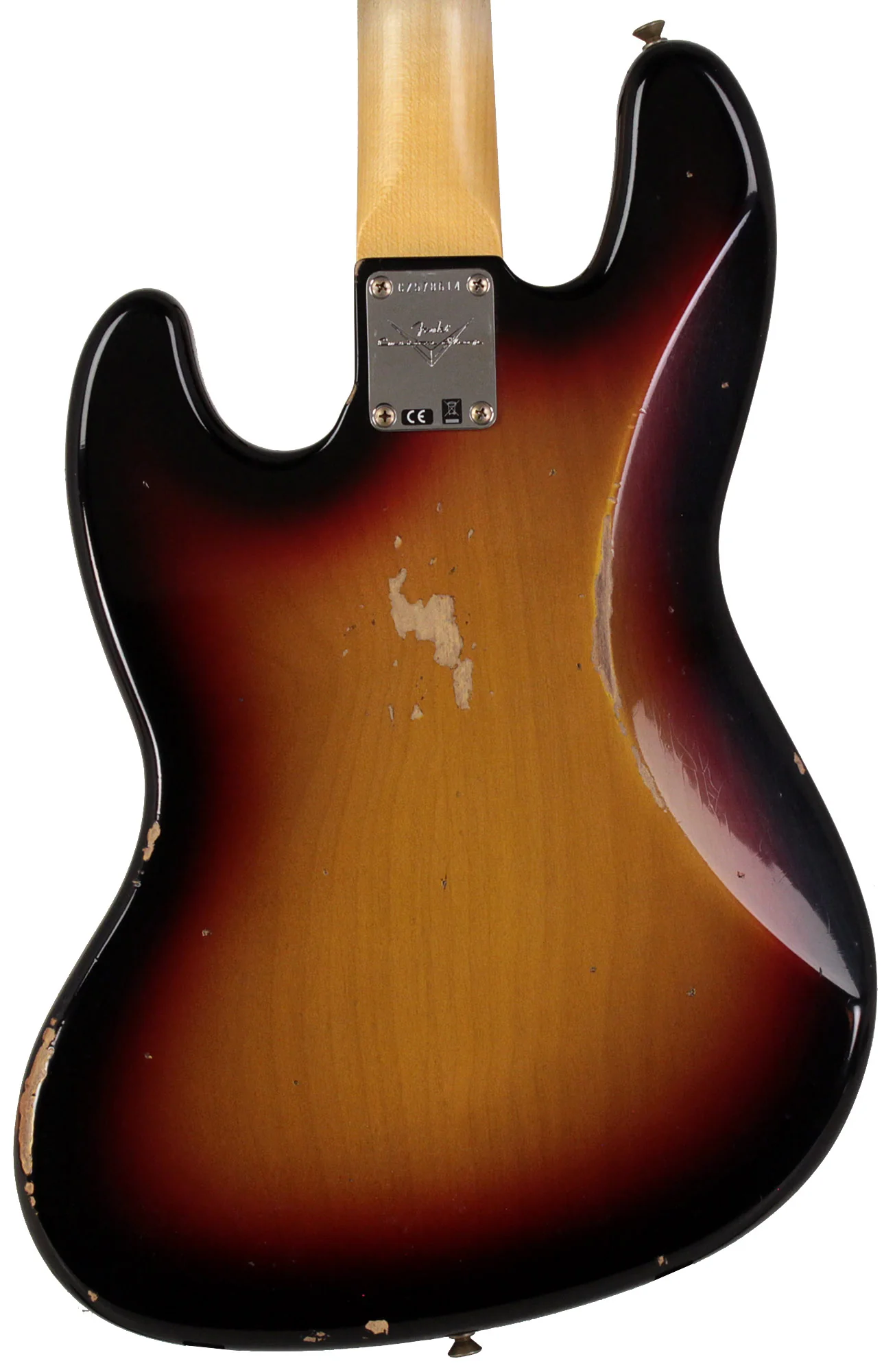Fender Custom Shop 1962 Jazz Bass, Relic, 3-Tone Sunburst - Image 6