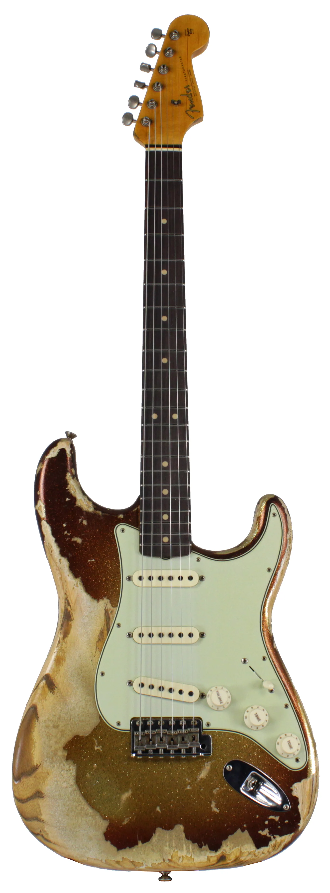 Fender Custom Shop 1963 Super Heavy Relic Stratocaster, 3-Tone Sunburst Sparkle