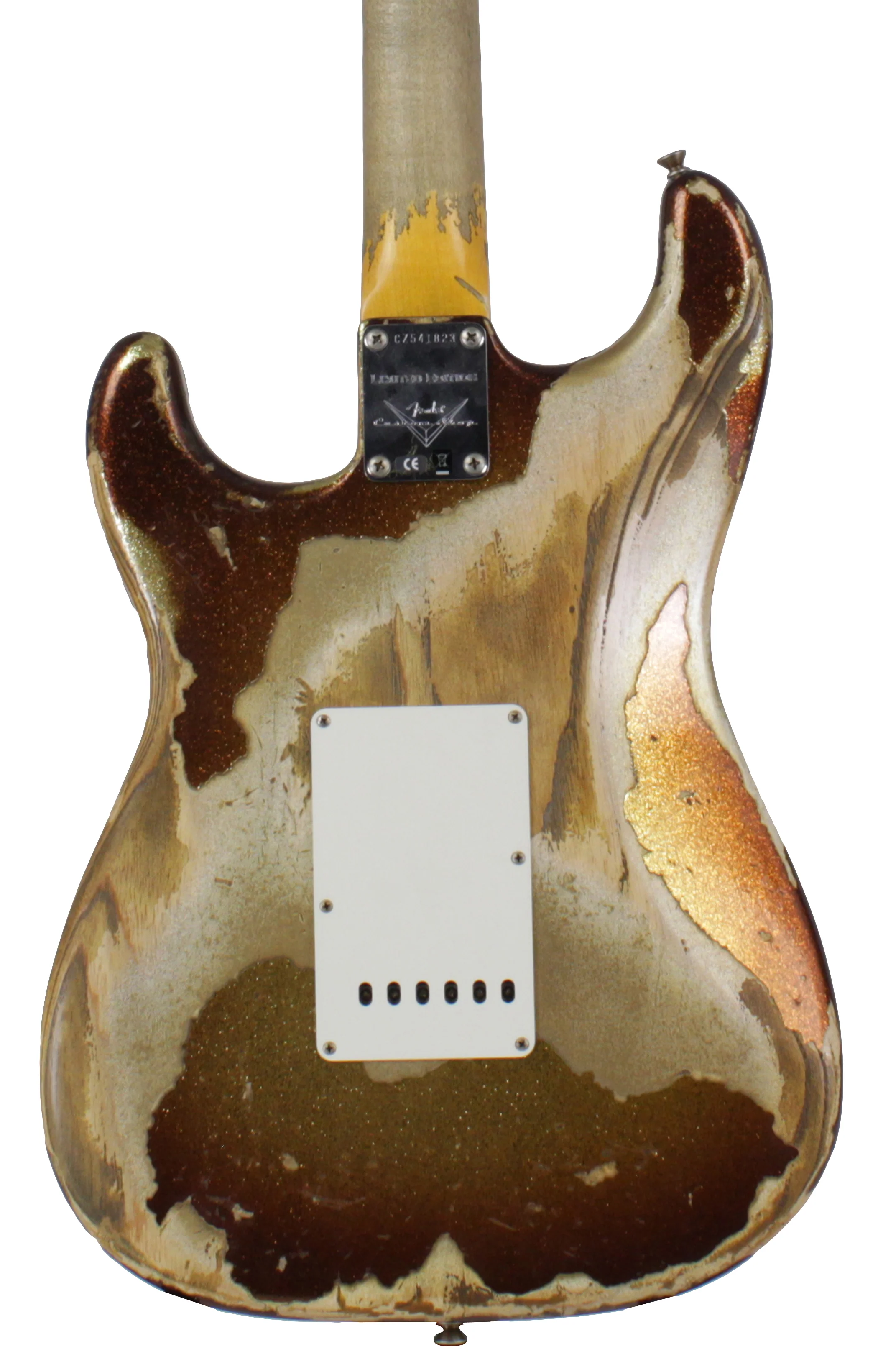 Fender Custom Shop 1963 Super Heavy Relic Stratocaster, 3-Tone Sunburst Sparkle - Image 6
