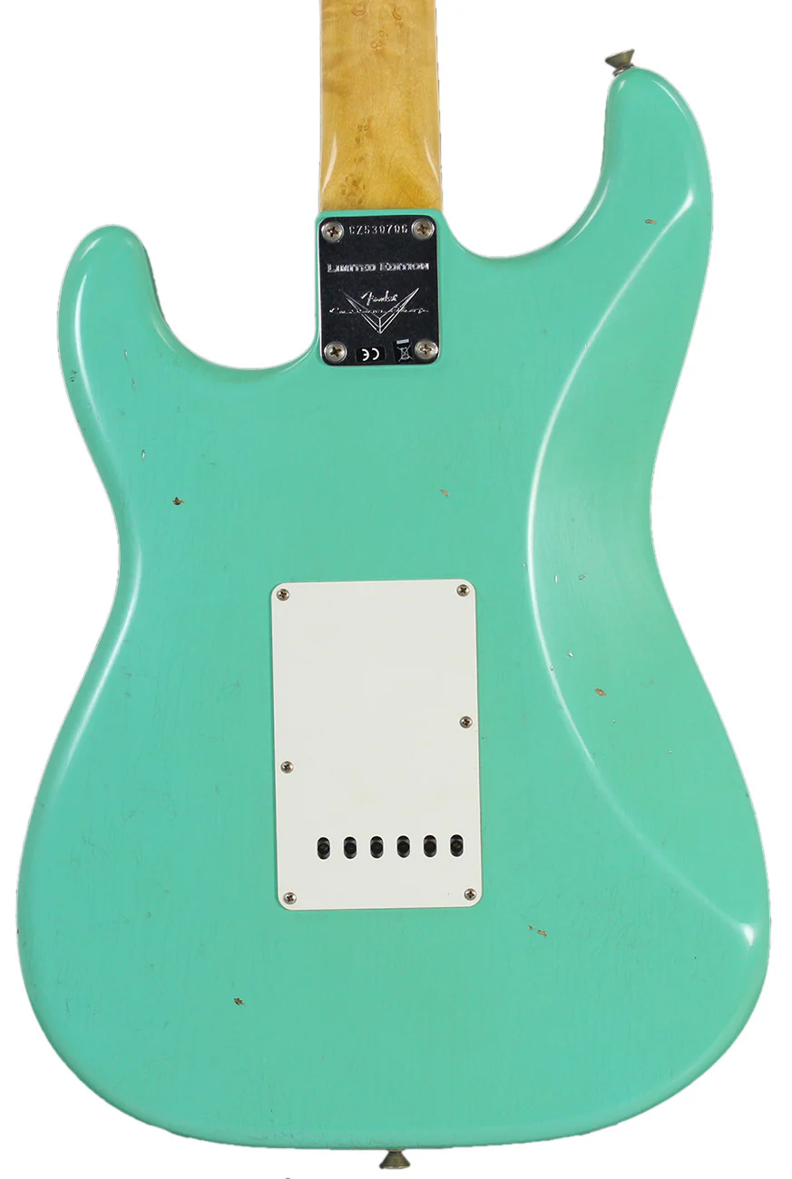 Fender Custom Shop 1963 Journeyman Relic Stratocaster - Aged Sea Foam Green - NAMM - Image 4