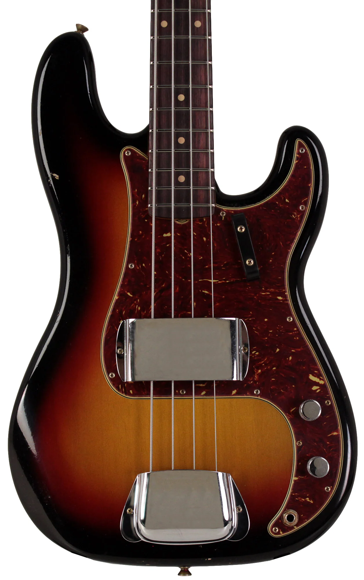 Fender Custom Shop 1963 Precision Bass, Journeyman Relic, Aged 3-Tone Sunburst - Image 6