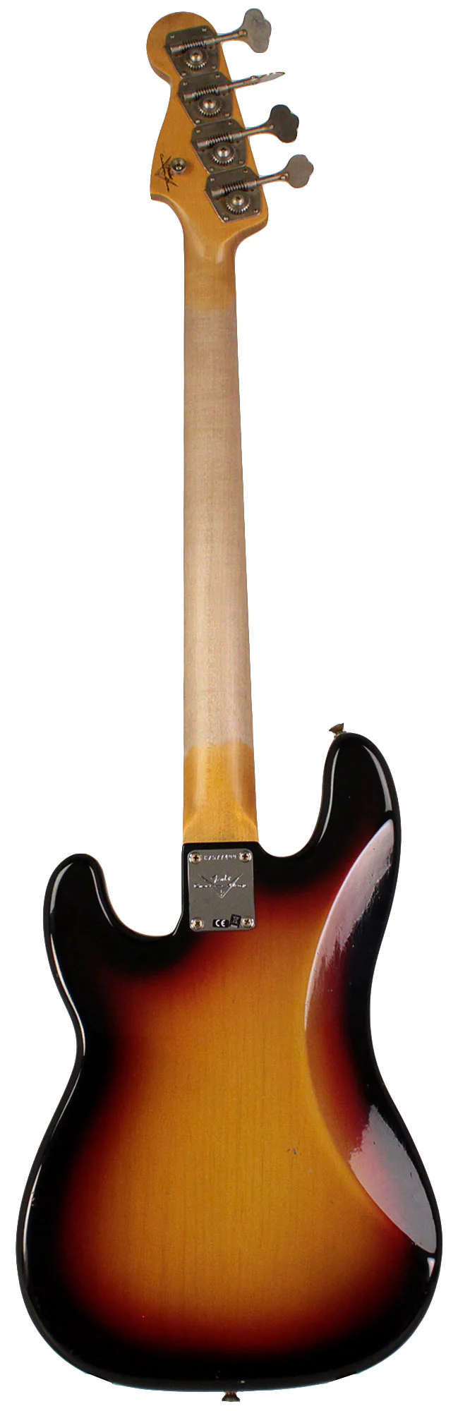 Fender Custom Shop 1963 Precision Bass, Journeyman Relic, Aged 3-Tone Sunburst - Image 7