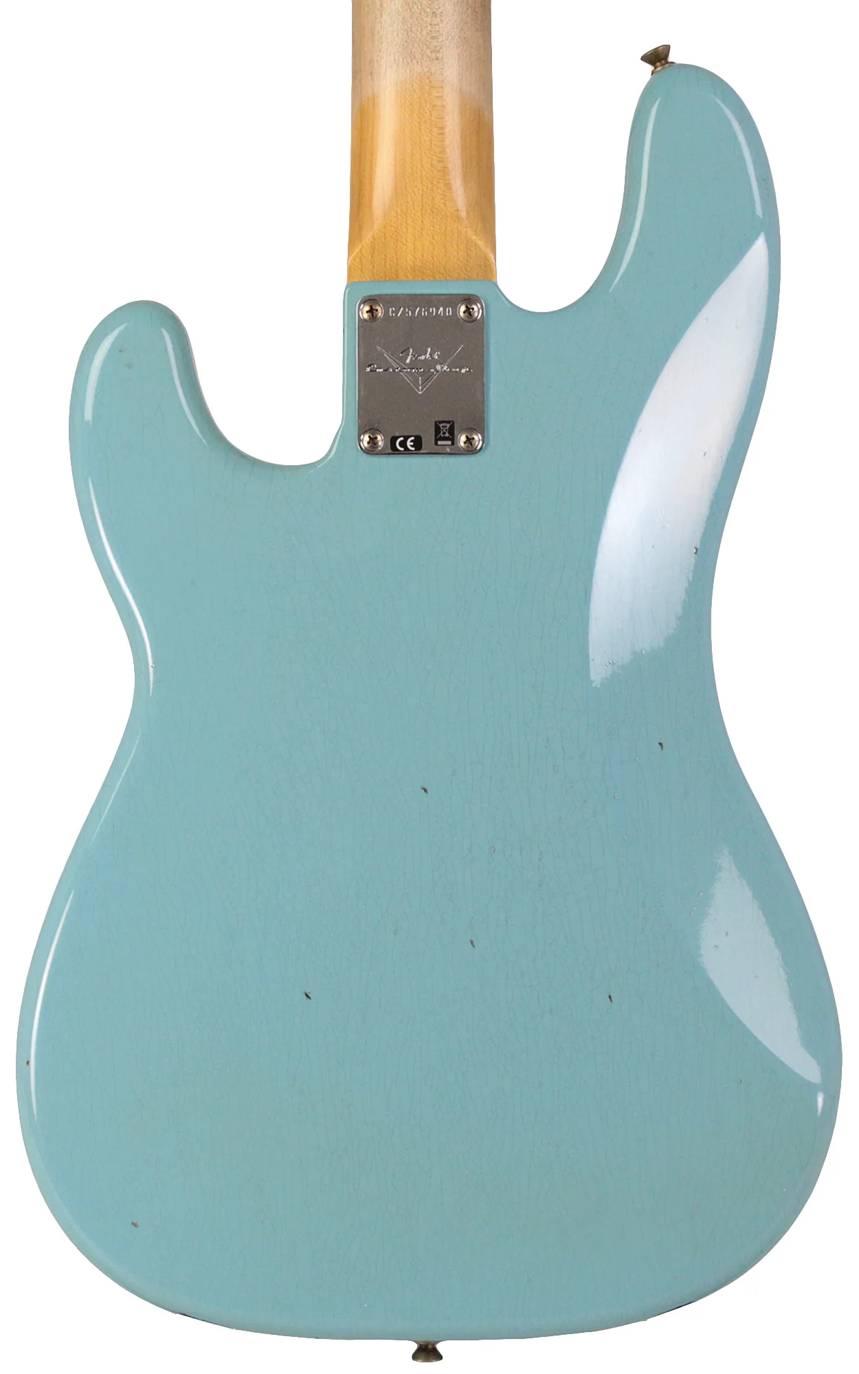 Fender Custom Shop 1963 Precision Bass, Journeyman Relic, Aged Daphne Blue - Image 6