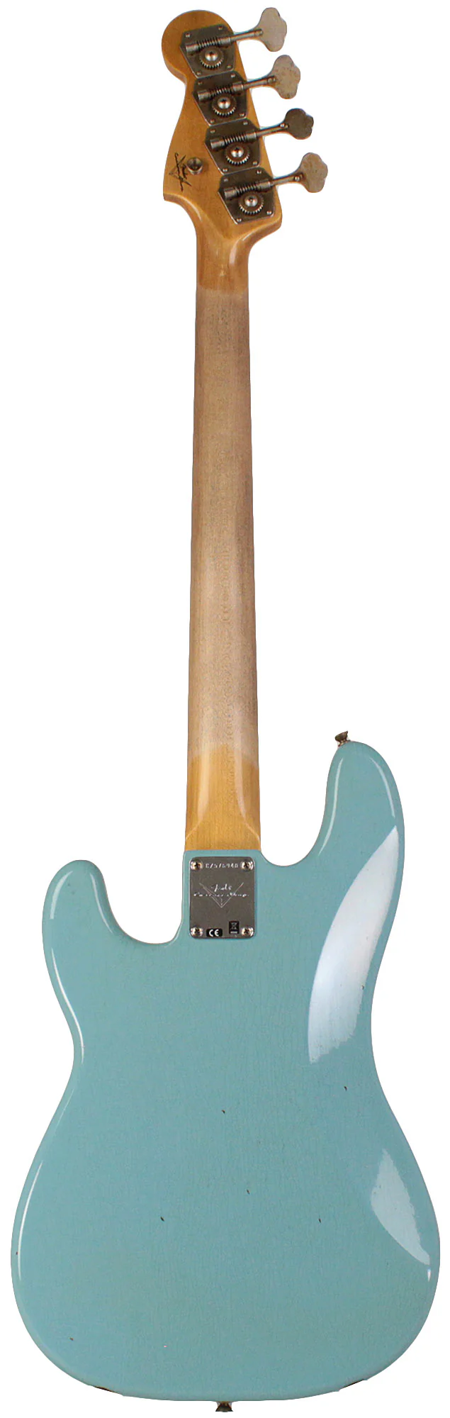 Fender Custom Shop 1963 Precision Bass, Journeyman Relic, Aged Daphne Blue - Image 7