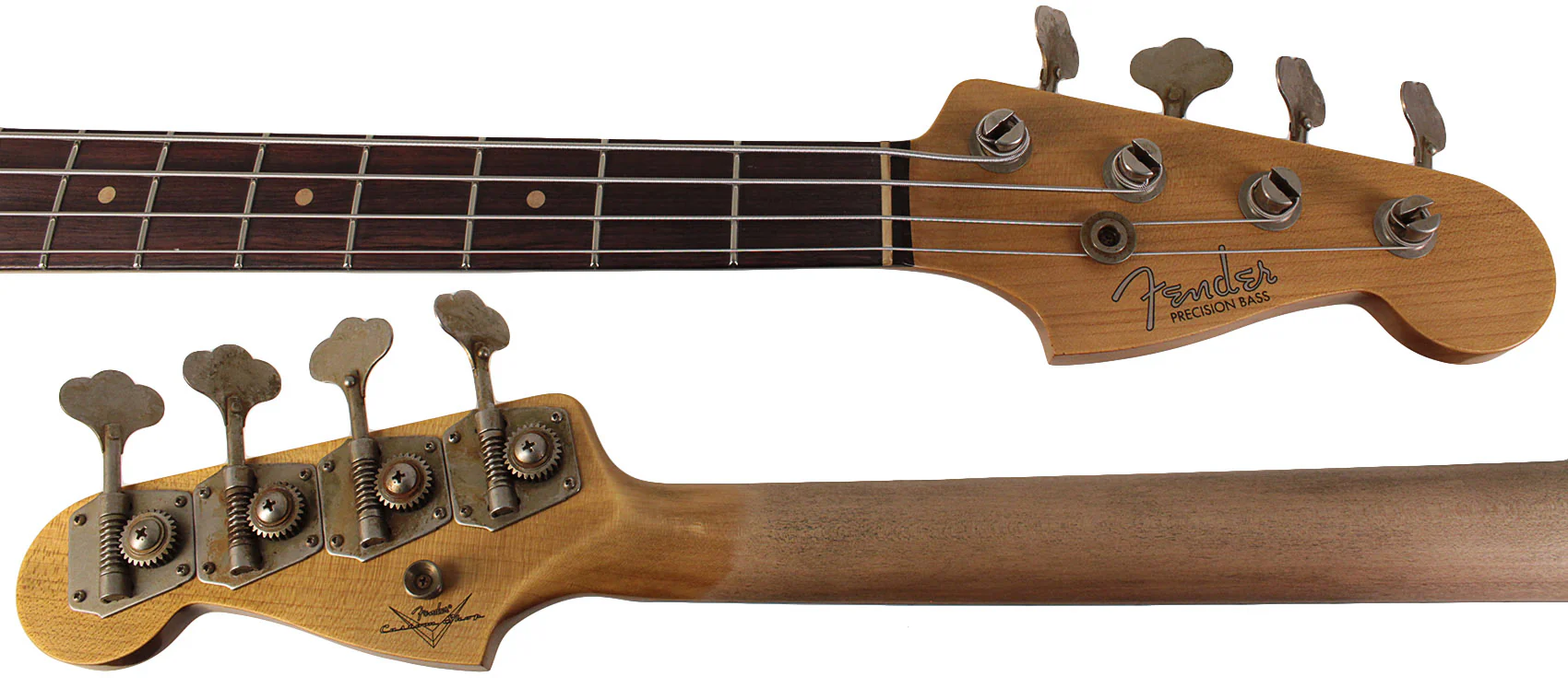 Fender Custom Shop 1963 Precision Bass, Journeyman Relic, Aged Daphne Blue - Image 8