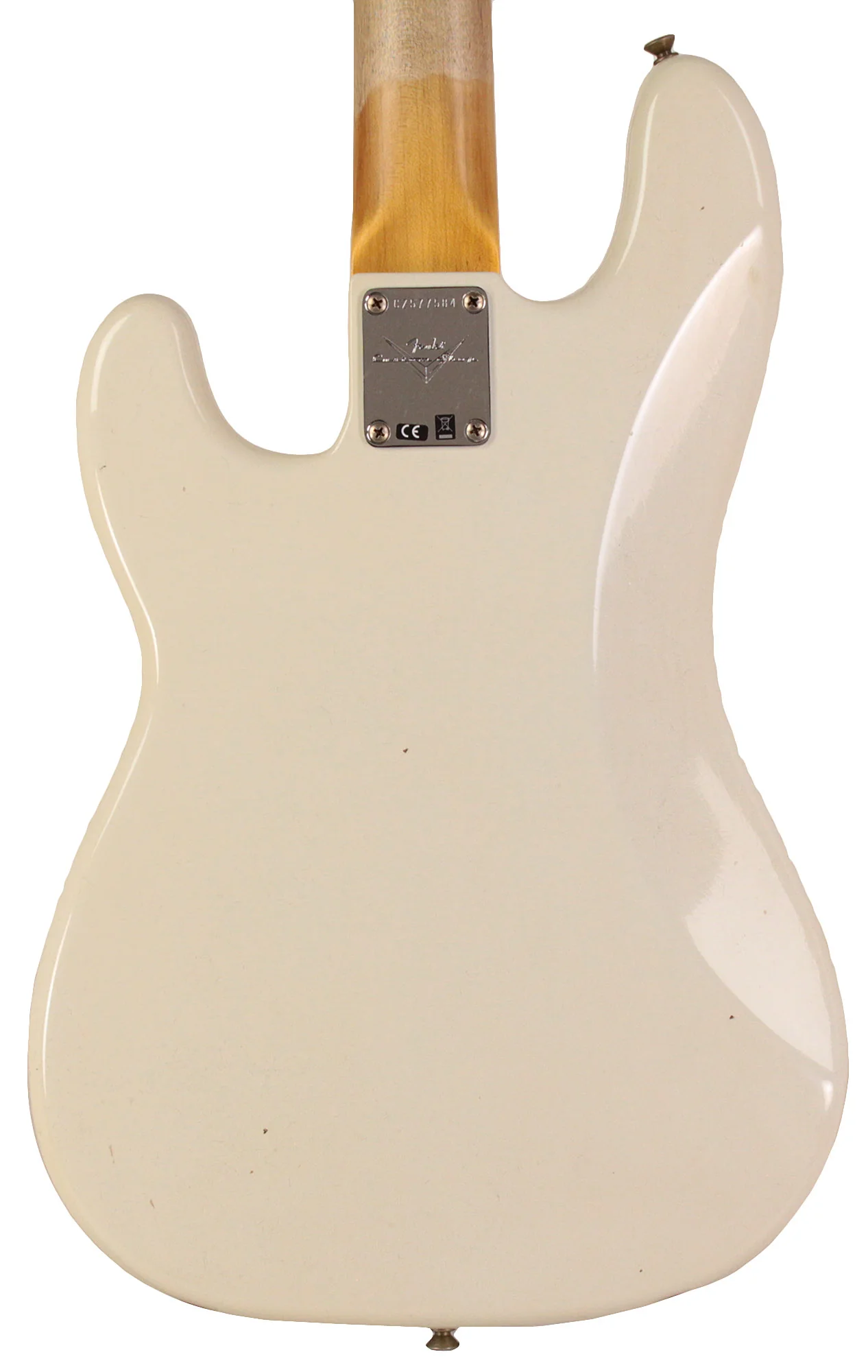 Fender Custom Shop 1963 Precision Bass, Journeyman Relic, Aged Olympic White - Image 6