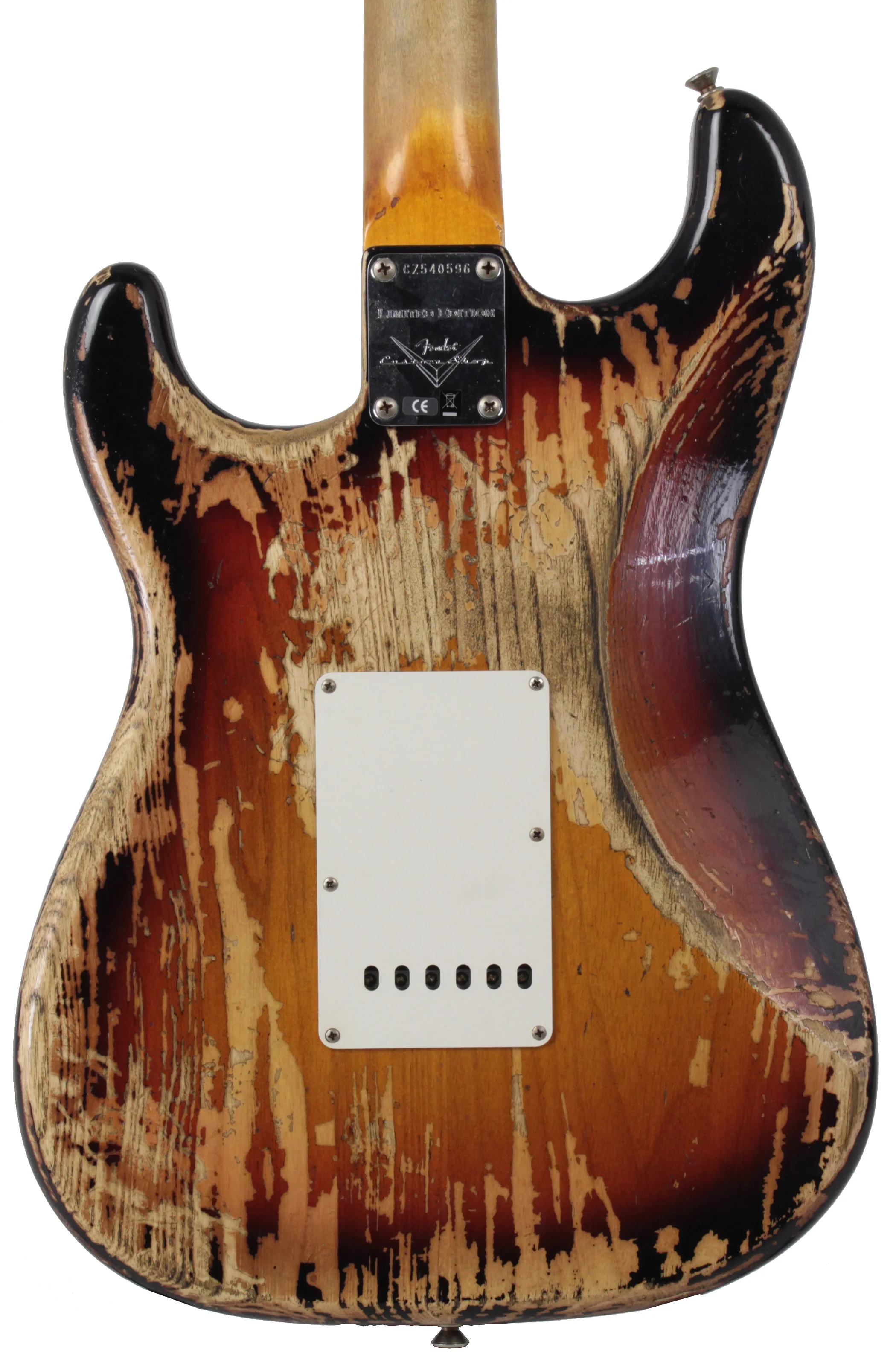 Fender Custom Shop 1963 Super Heavy Relic Stratocaster - Faded 3-Tone Sunburst - Image 6