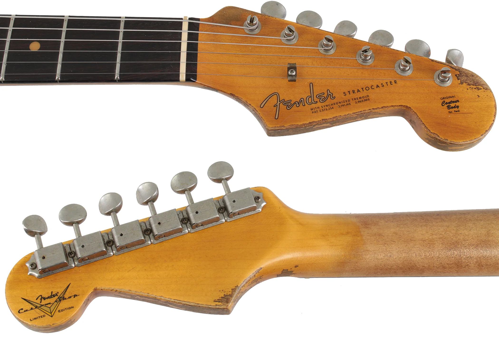 Fender Custom Shop 1963 Super Heavy Relic Stratocaster - Super Faded Aged Black - Image 10