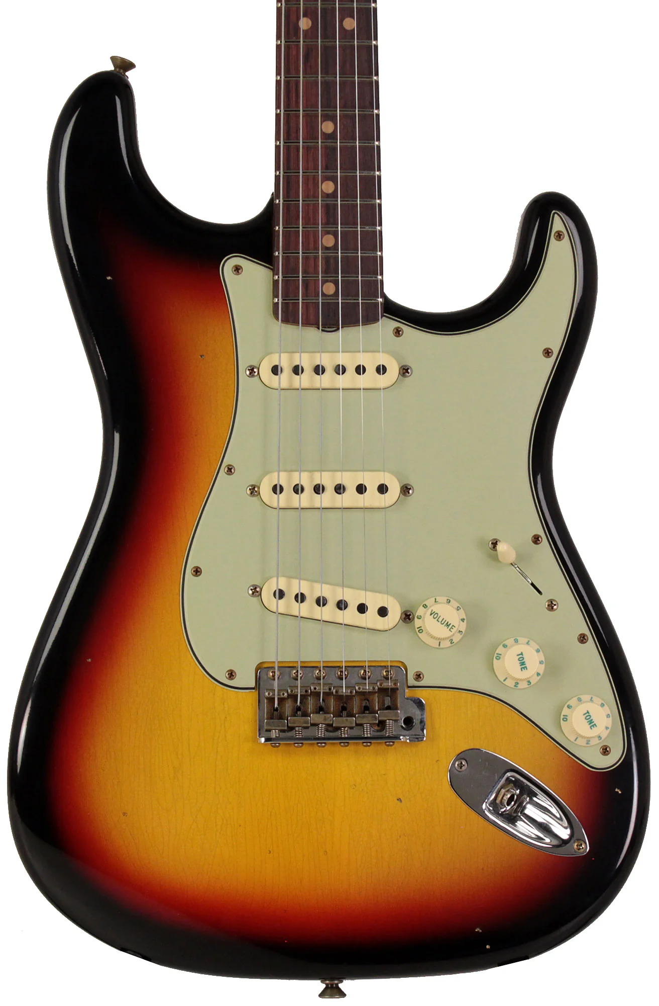 Fender Custom Shop 1964 Stratocaster, Journeyman Relic, Target 3-Color Sunburst - Image 5