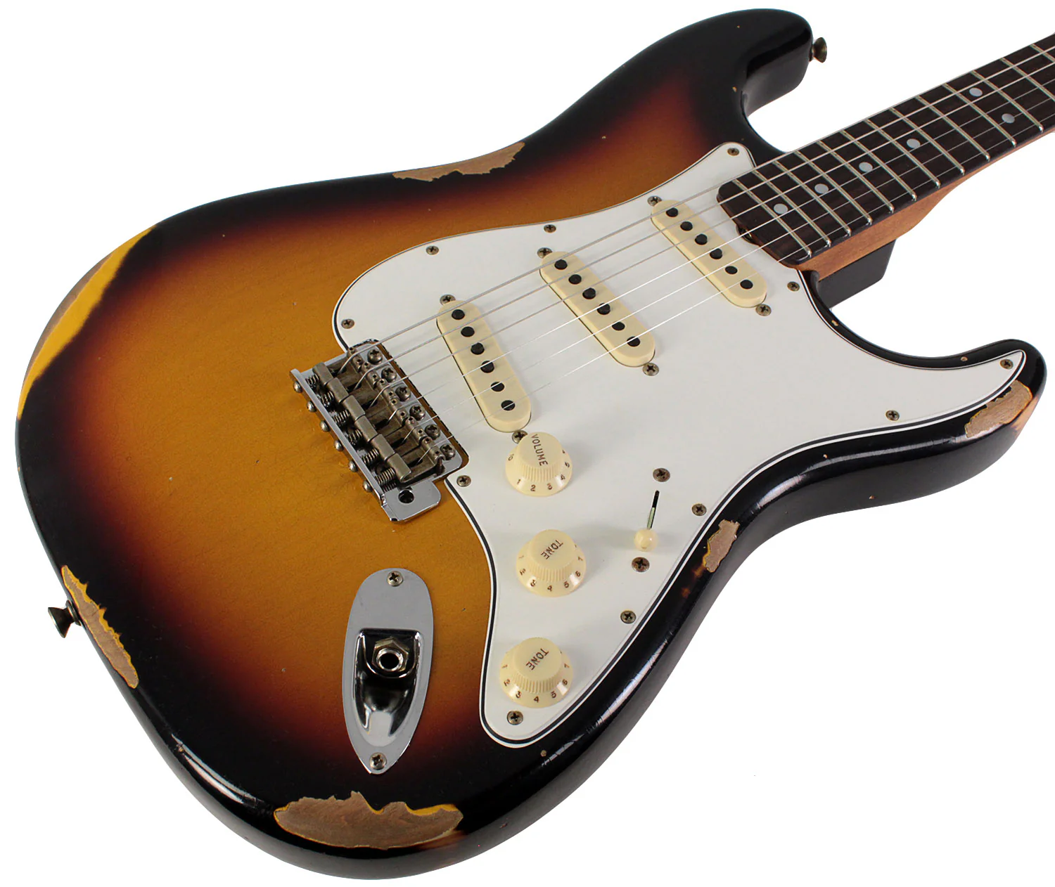 Fender Custom Shop Limited 1964 Stratocaster, Relic, Faded Aged 3-Tone Sunburst - Image 2