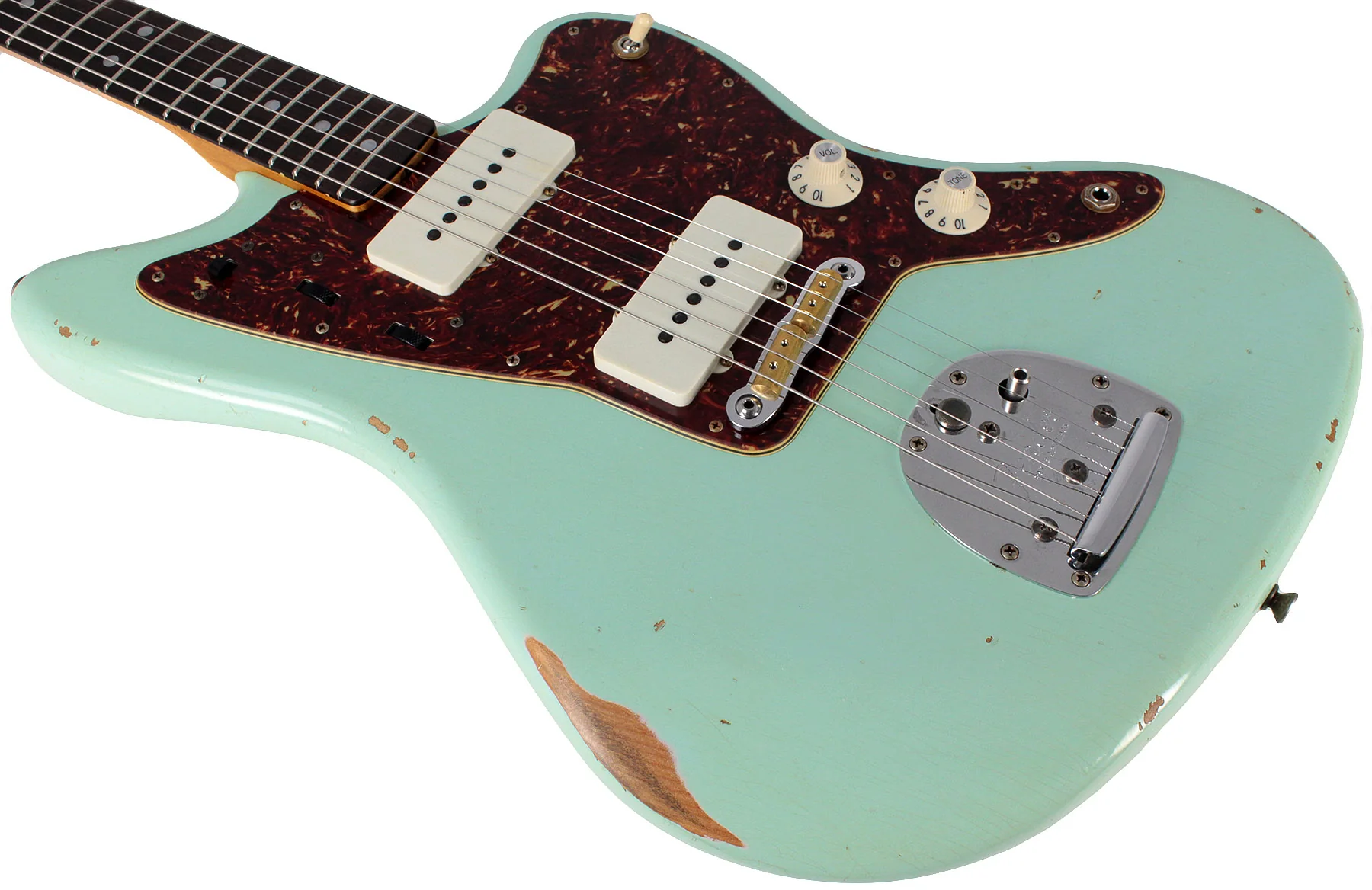 Fender Custom Shop 1965 Jazzmaster, Relic, Faded, Aged Surf Green - Image 4