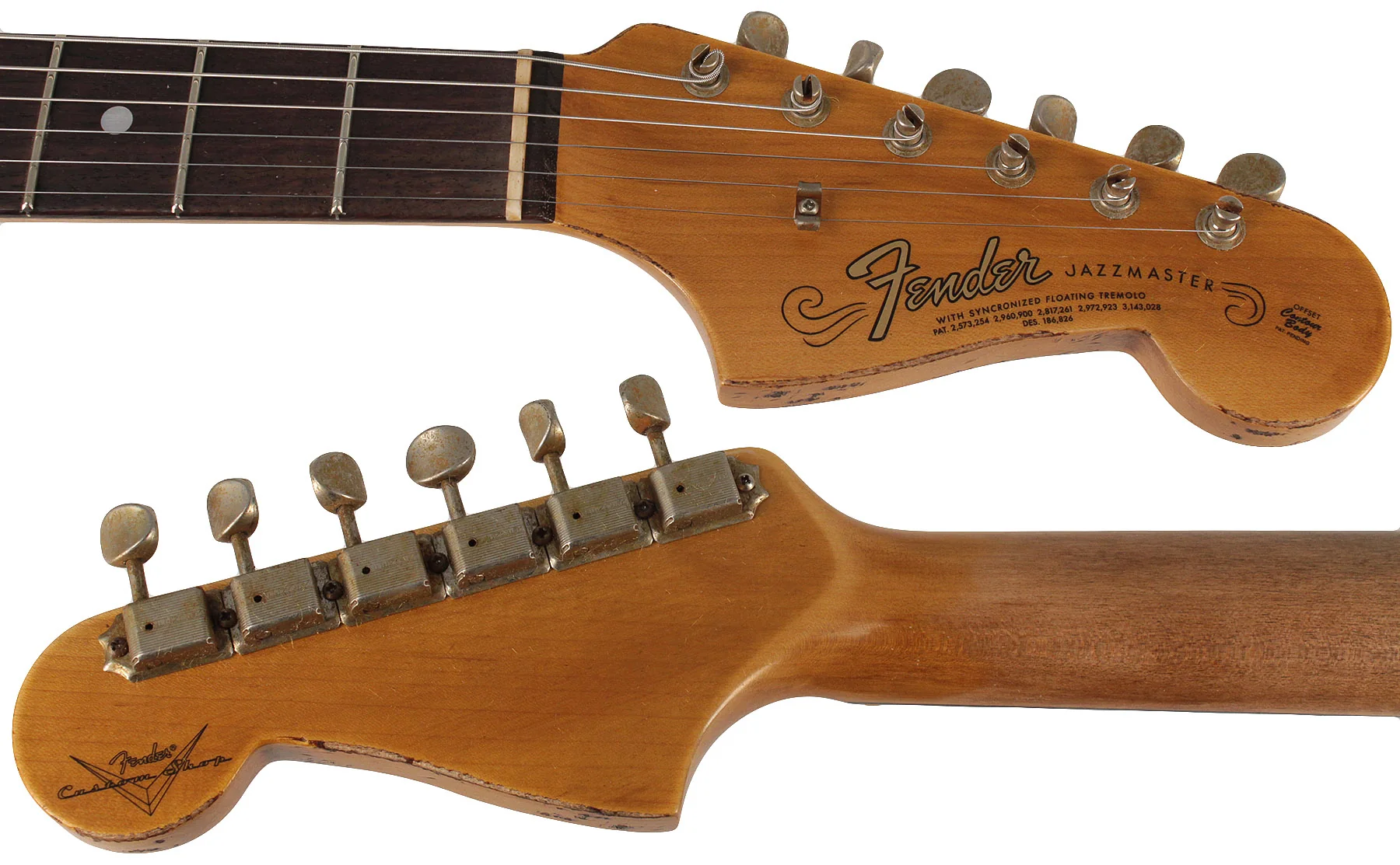Fender Custom Shop 1965 Jazzmaster, Relic, Faded, Aged Surf Green - Image 9