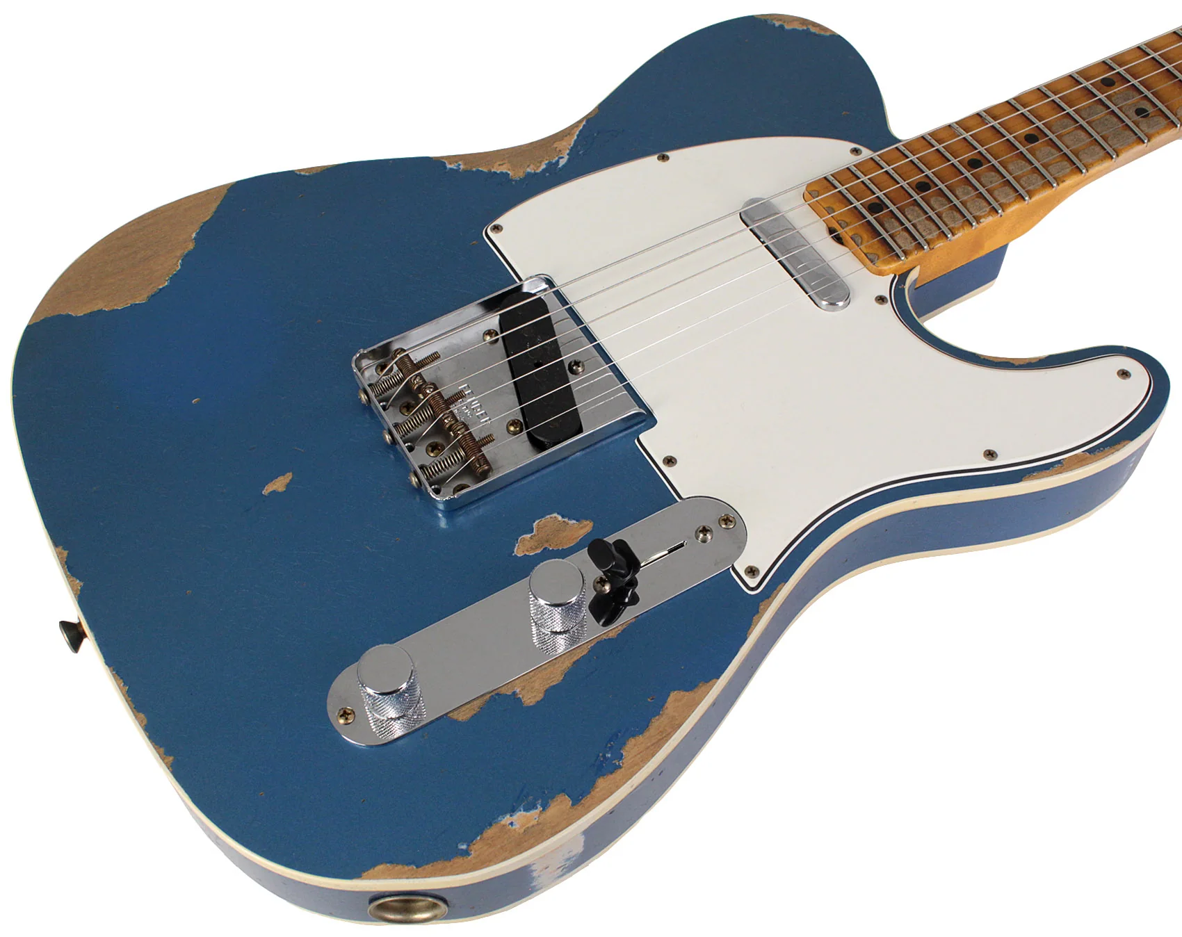 Fender Custom Shop 1965 Telecaster Custom, Heavy Relic, Aged Lake Placid Blue - Image 2