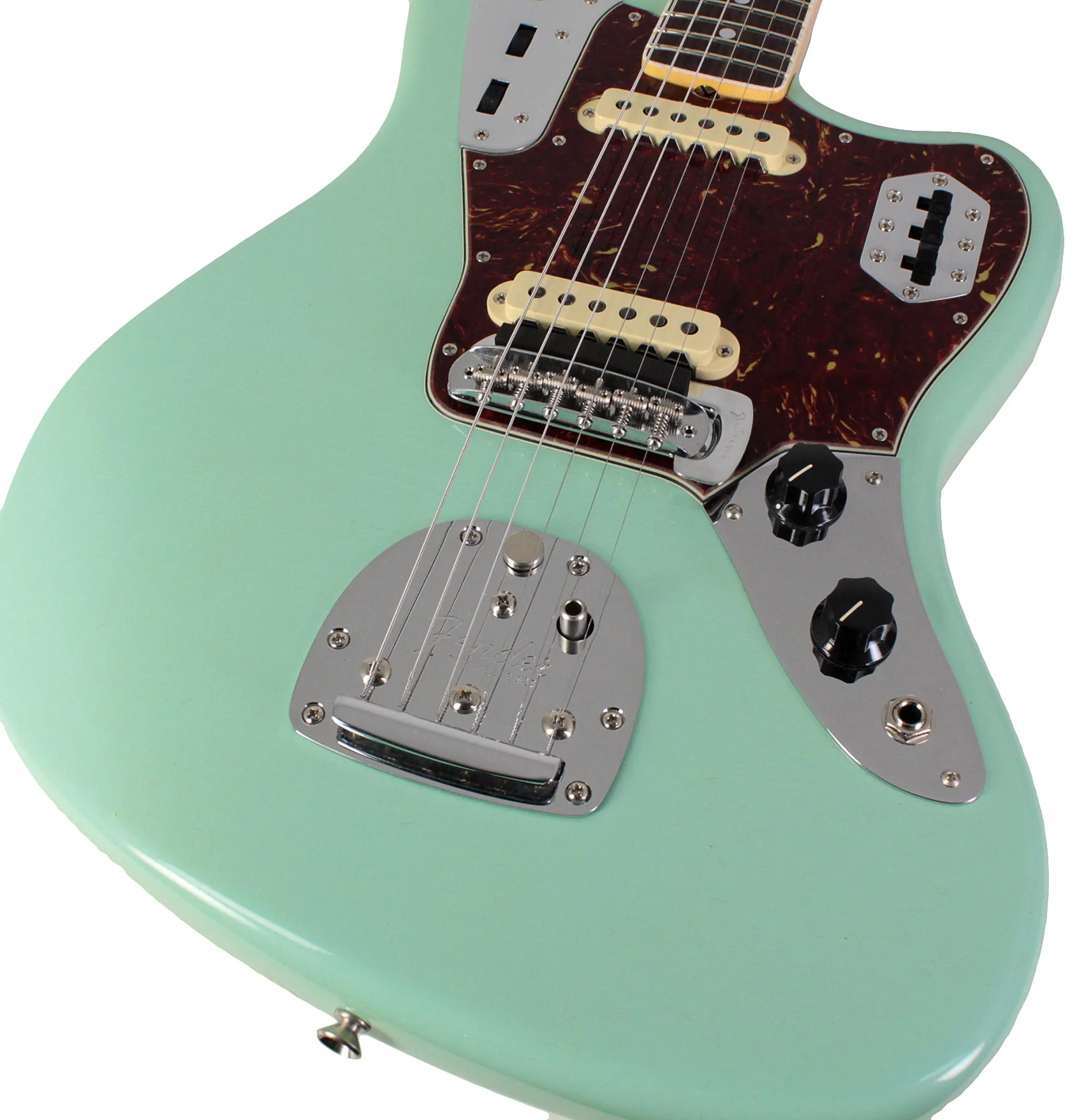Fender Custom Shop 1966 Jaguar, Deluxe Closet Classic, Aged Surf Green - Image 3