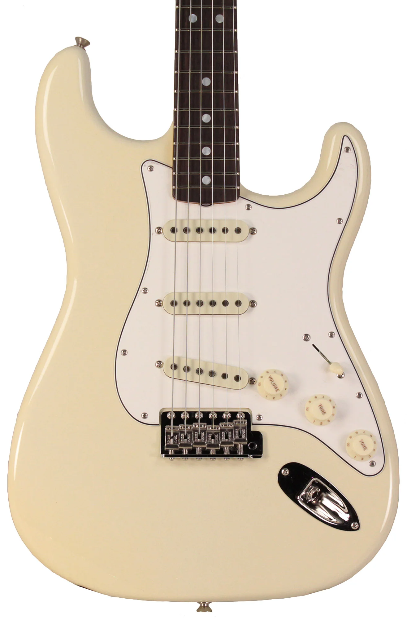 Fender Custom Shop 1966 Stratocaster Deluxe Closet Classic, Super Aged Olympic White - Image 6