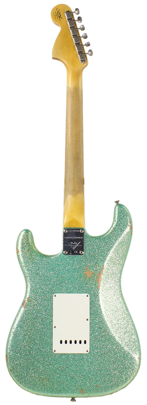 Fender Custom Shop 1967 Relic Stratocaster - Sea Foam Green Sparkle - NAMM - Image 5