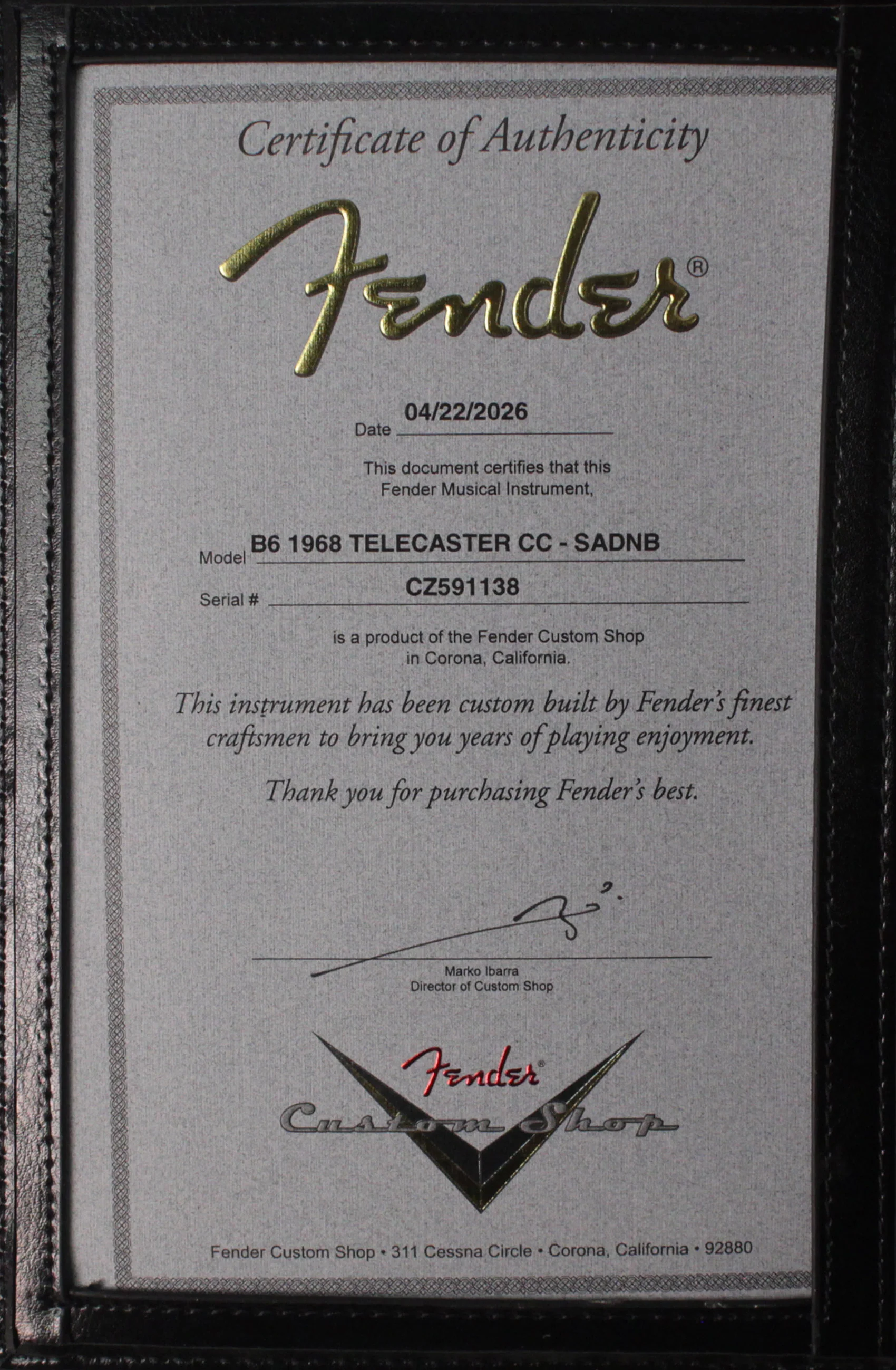 Fender Custom Shop 1968 Telecaster, Closet Classic, Super Aged Daphne Blue - Image 10