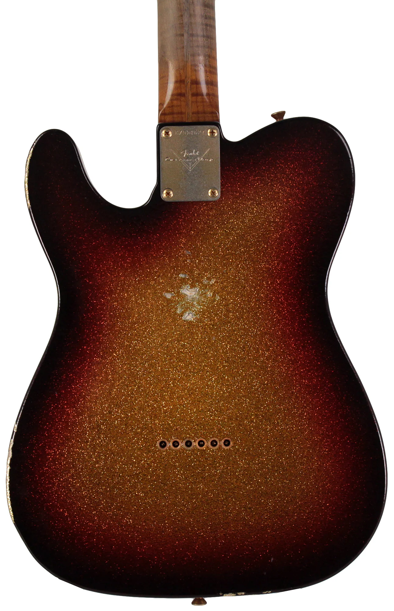 Fender Custom Shop 50's Tele, Relic, Masterbuilt Apprentice Nick Saccone, 3TS Sparkle - Image 7
