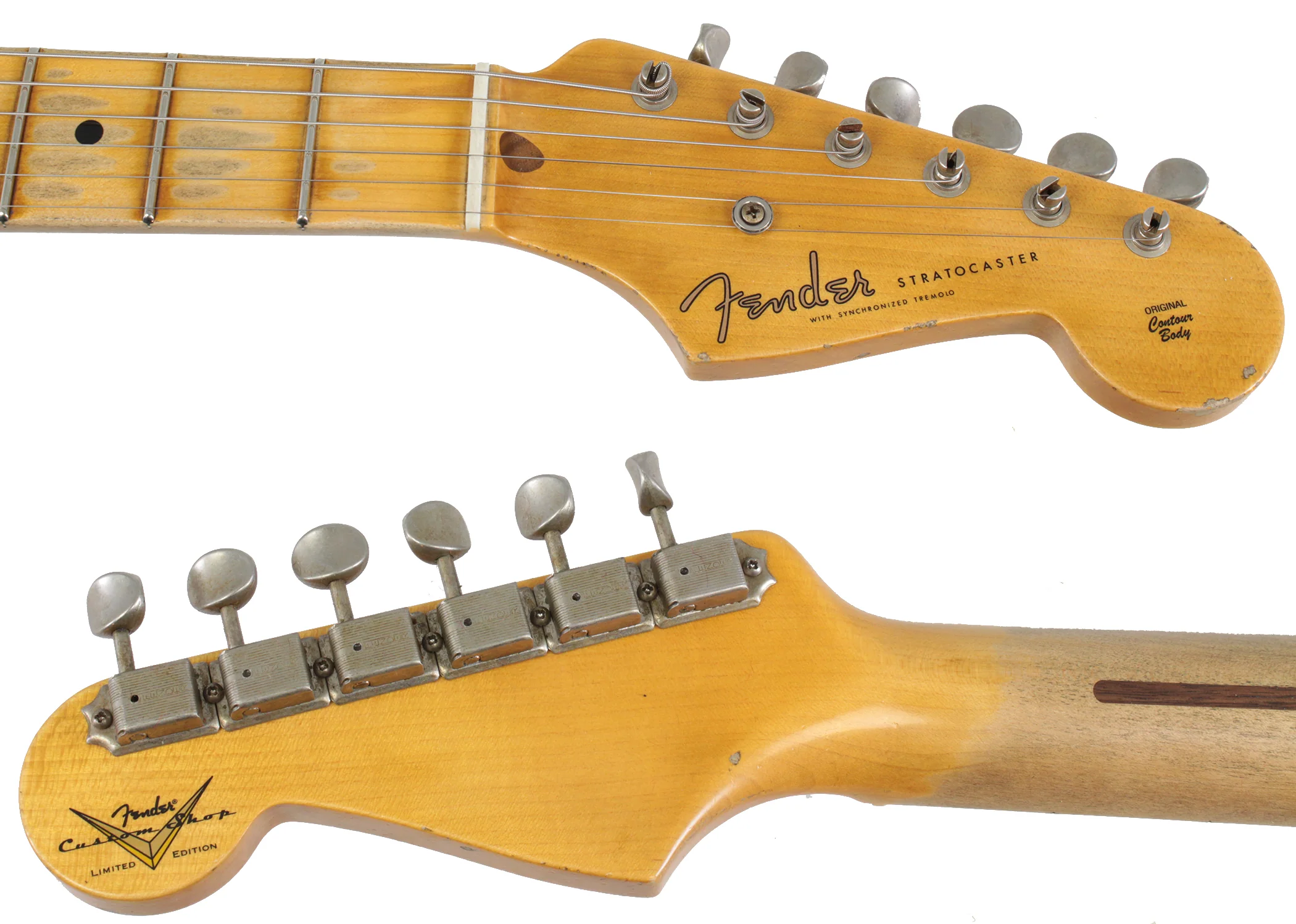 Fender Custom Shop 1956 Relic Strat Guitar, Faded Sonic Blue - Image 8