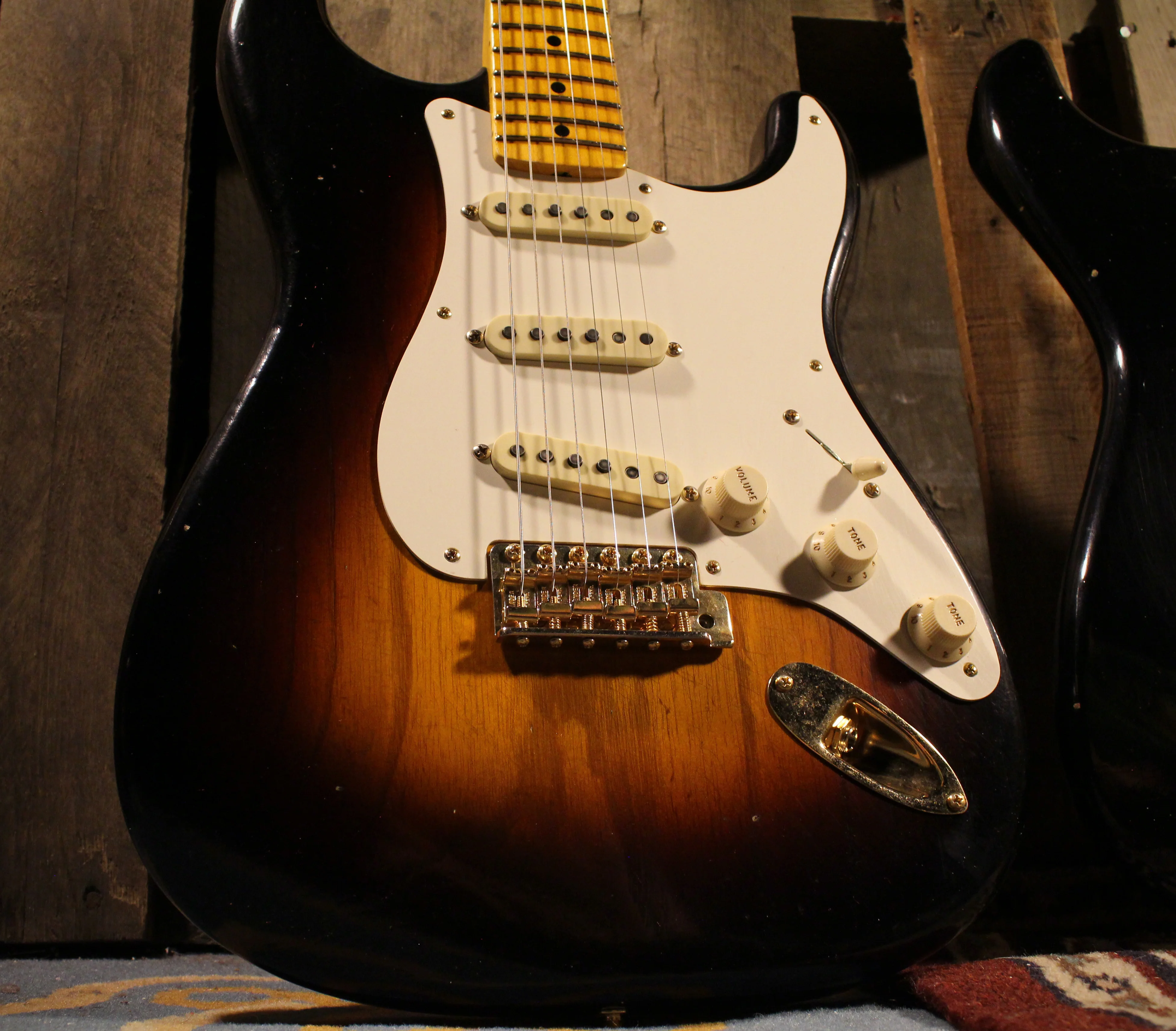 Fender Custom Shop 57 Vintage Custom Relic Strat Guitar, Wide Fade 2TS - Image 11