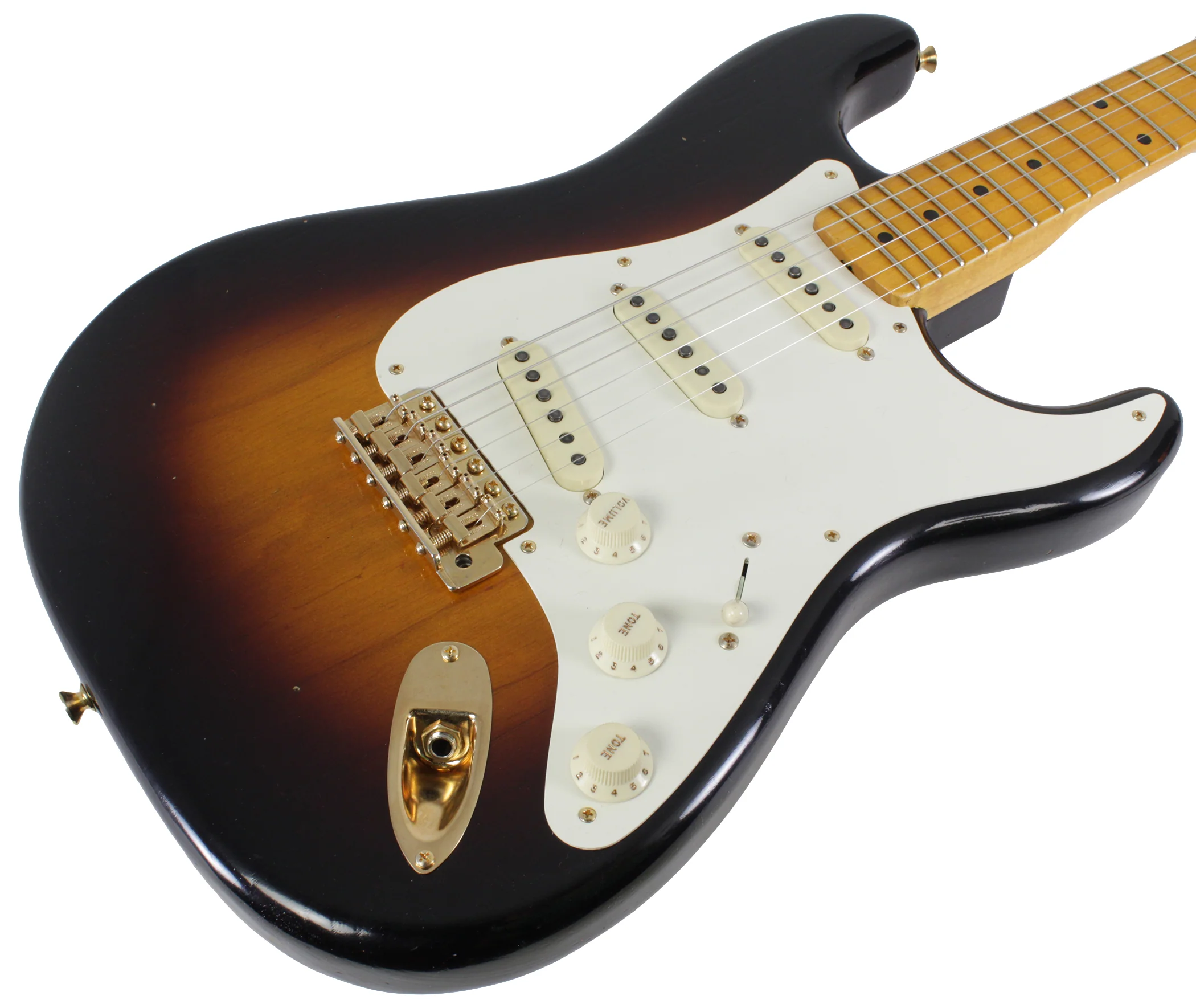Fender Custom Shop 57 Vintage Custom Relic Strat Guitar, Wide Fade 2TS - Image 2